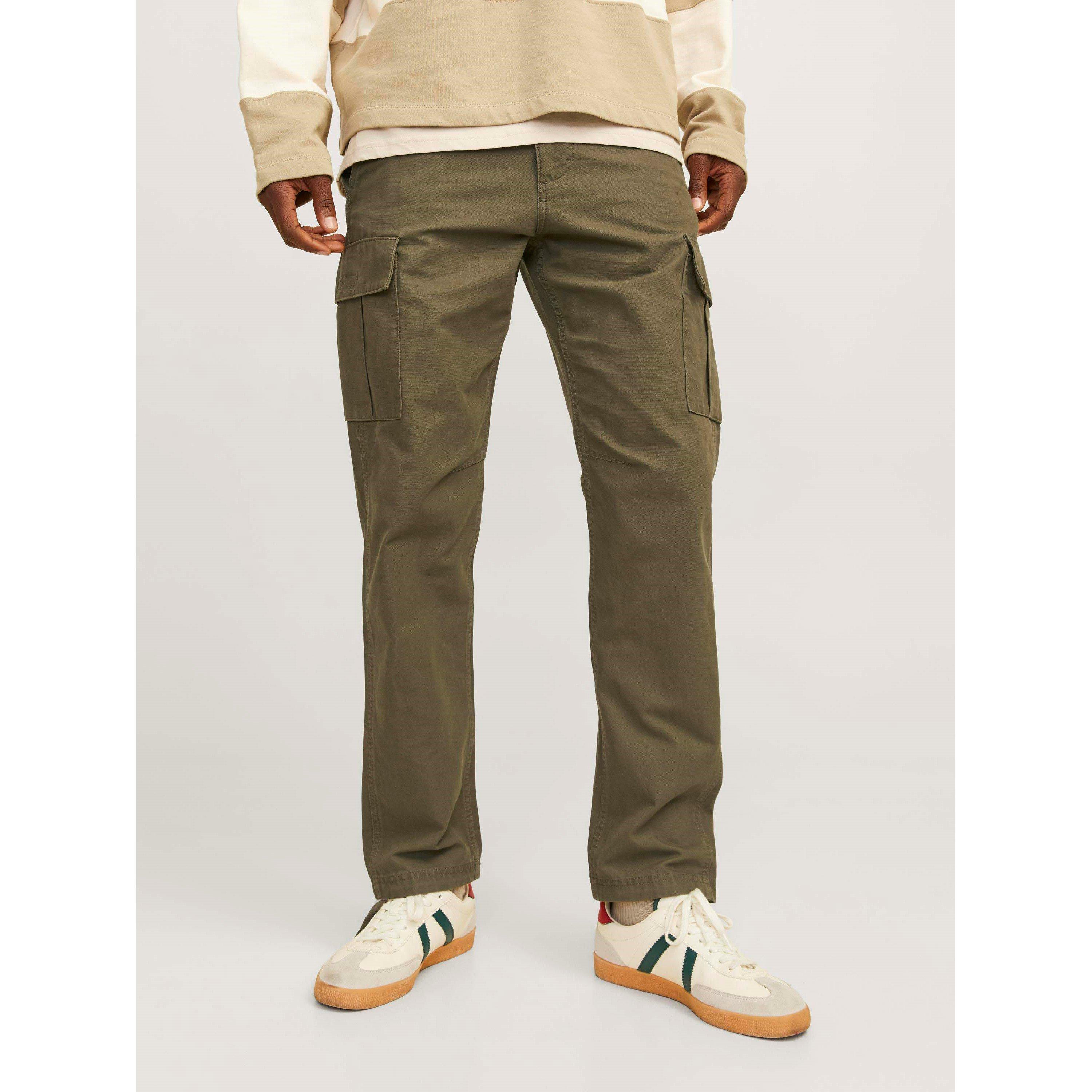 Olive Night - Jack and Jones - Men's Kane Barkley Cargo Trousers - 6