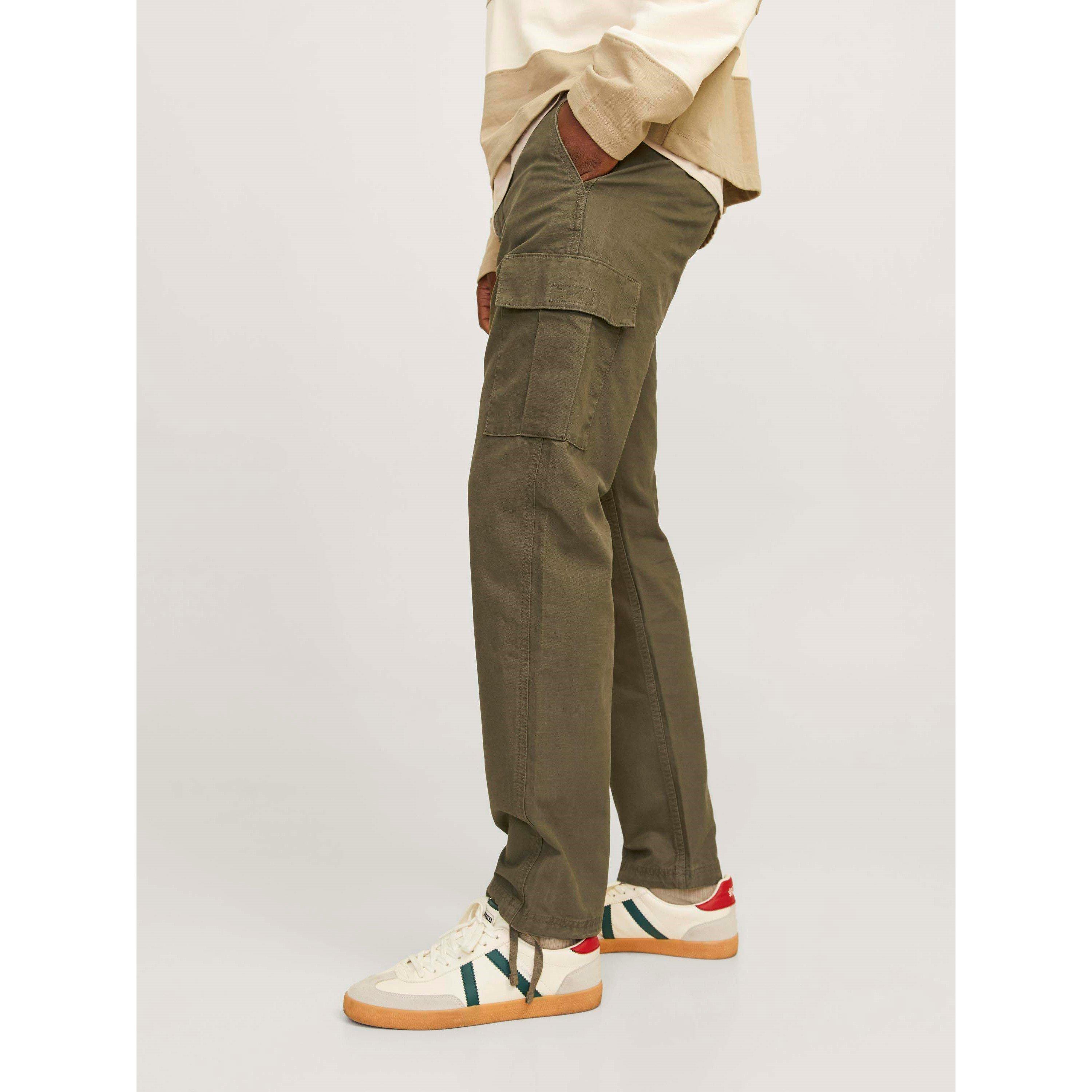 Olive Night - Jack and Jones - Men's Kane Barkley Cargo Trousers - 7