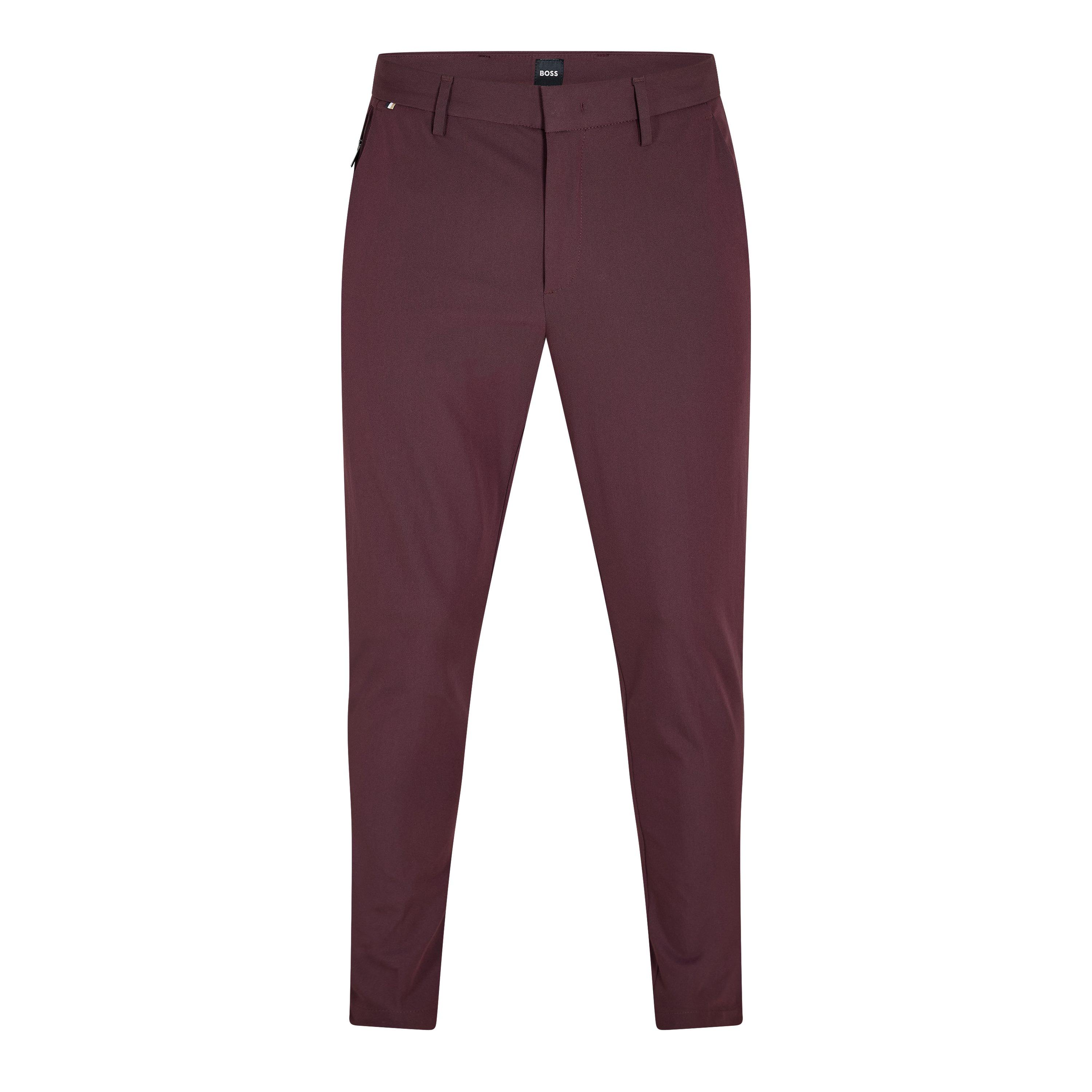 Boss Men's Kaito1 T Straight Leg Trousers - Open Red - 32