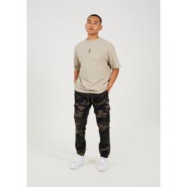 Brave Soul Camo Cuffed Trouser