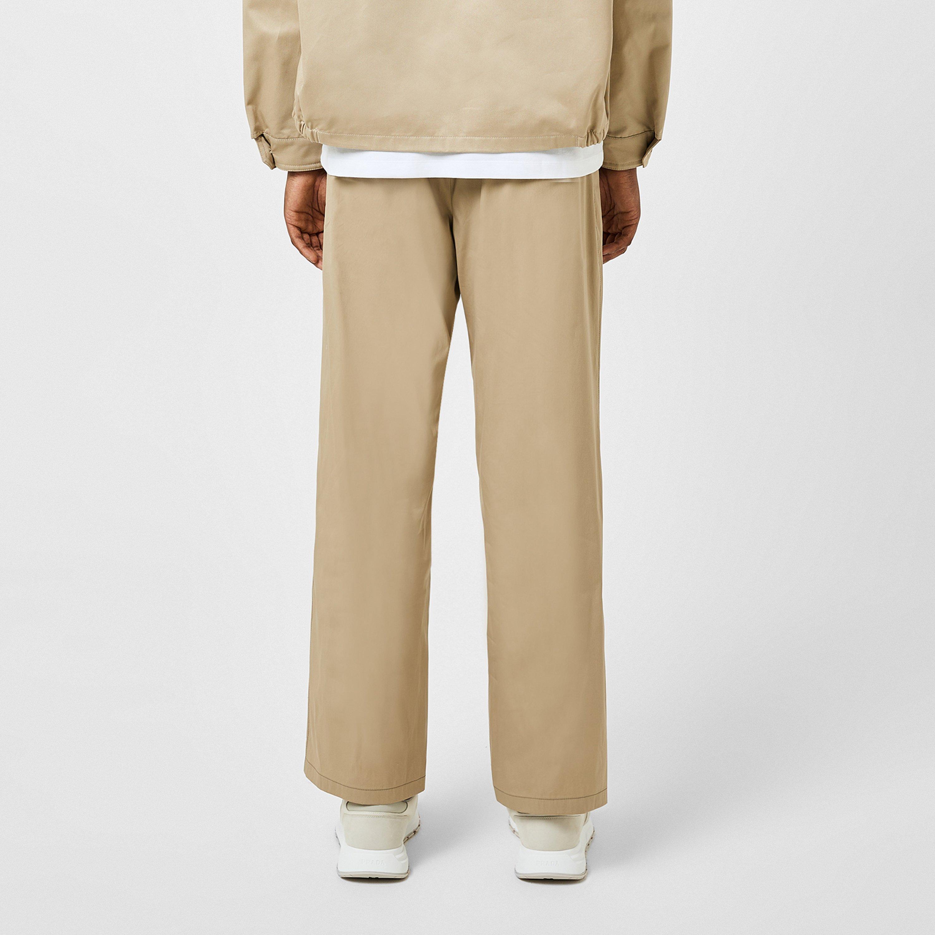 Beige - Prada - Tapered Trousers - 4