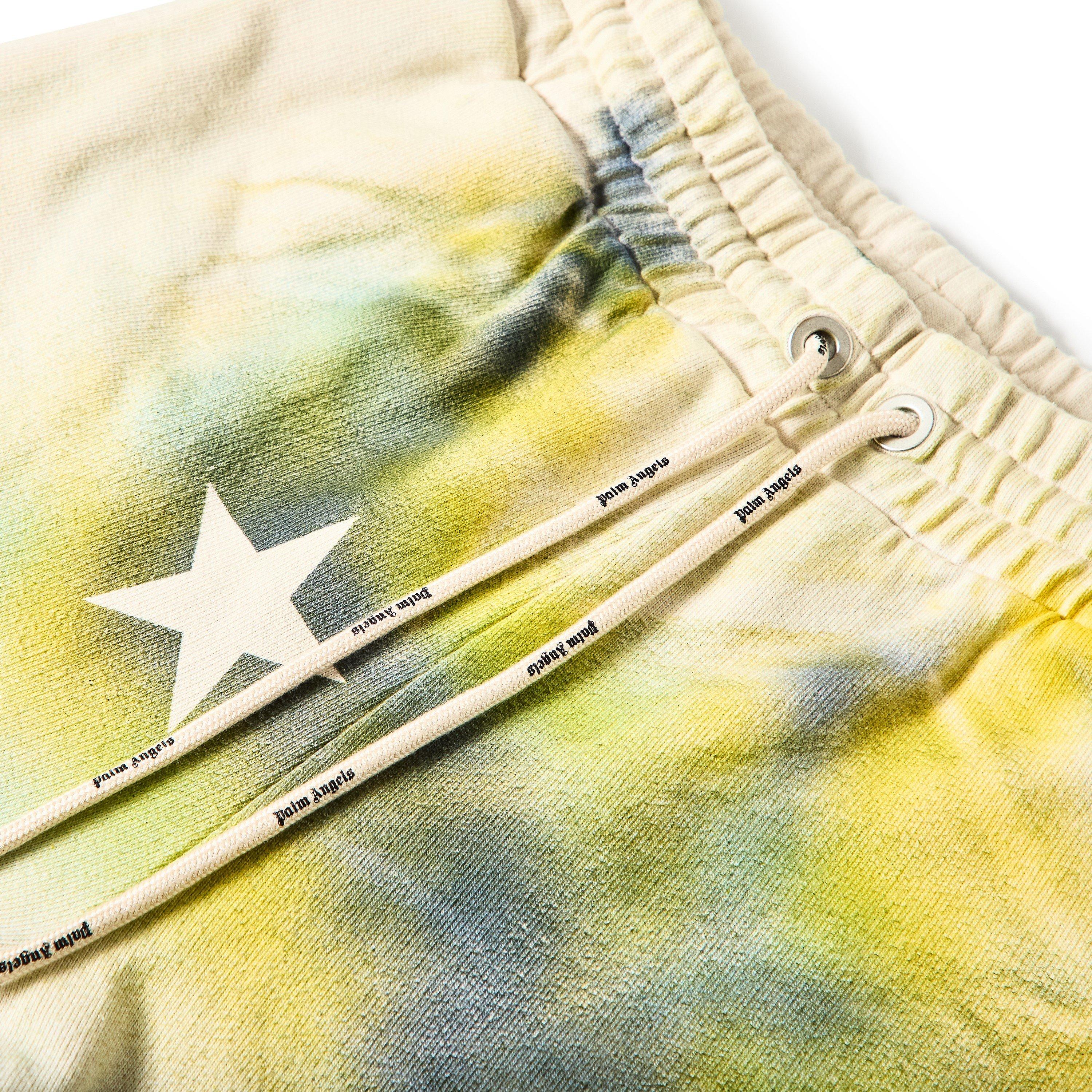 White Mult - Palm Angels - Men's Stars Open Hem Jersey Joggers - 3