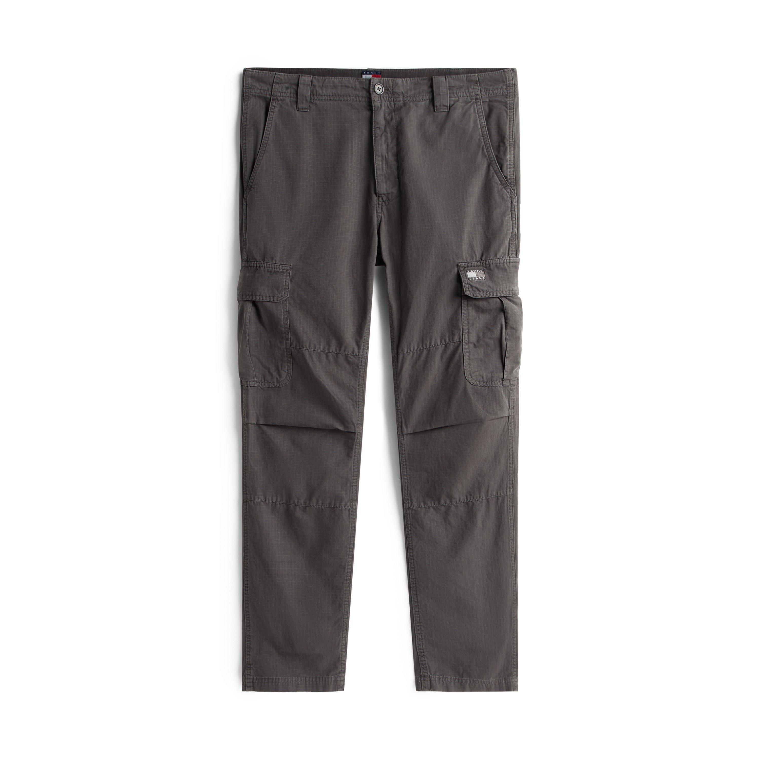 Washed Black - Tommy Jeans - Men's Ryan Cargo Trousers - 1