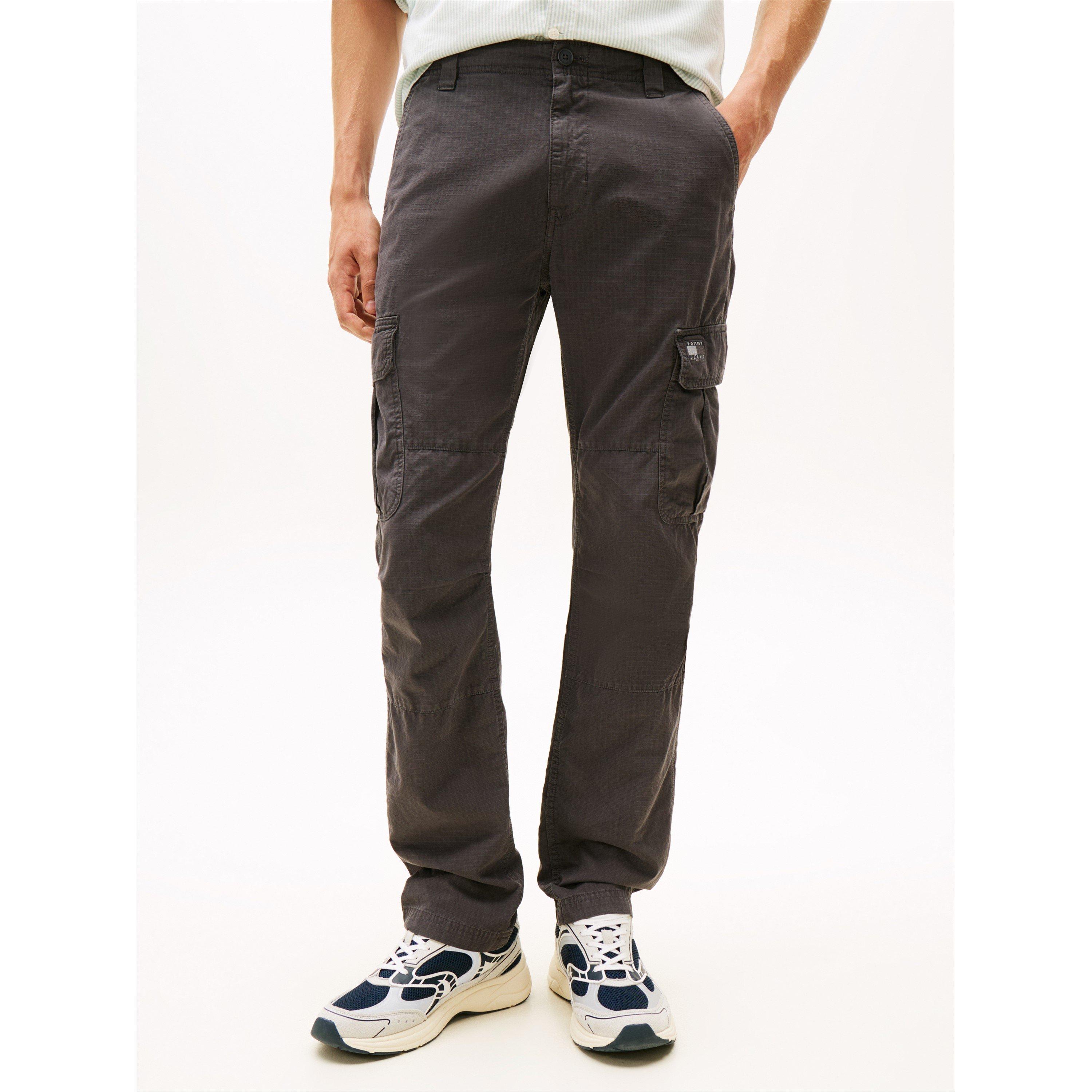 Washed Black - Tommy Jeans - Men's TJ Ryan Cargo Trousers - 2