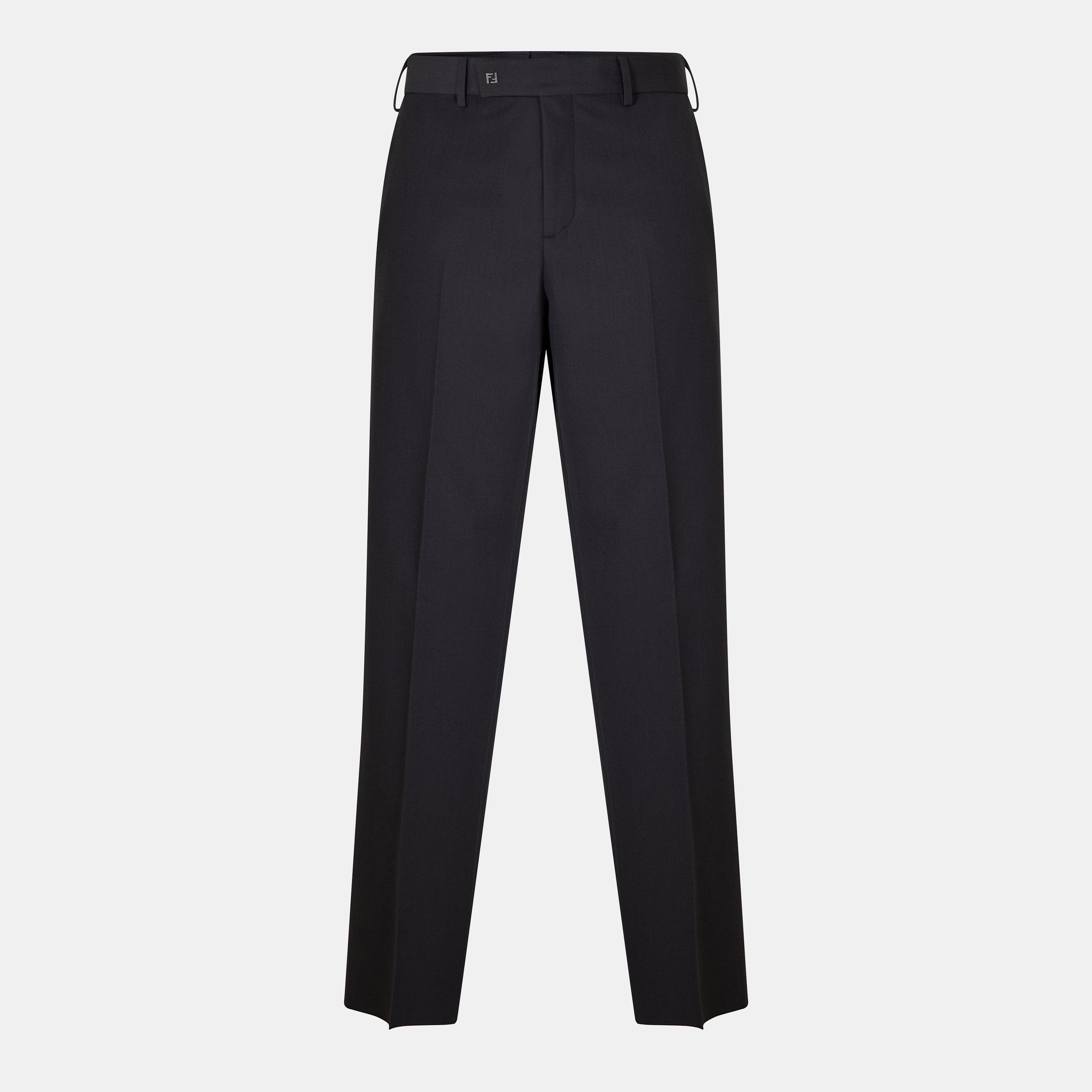 Fendi Men's Straight Leg Trousers - Caffe - Size L (50)