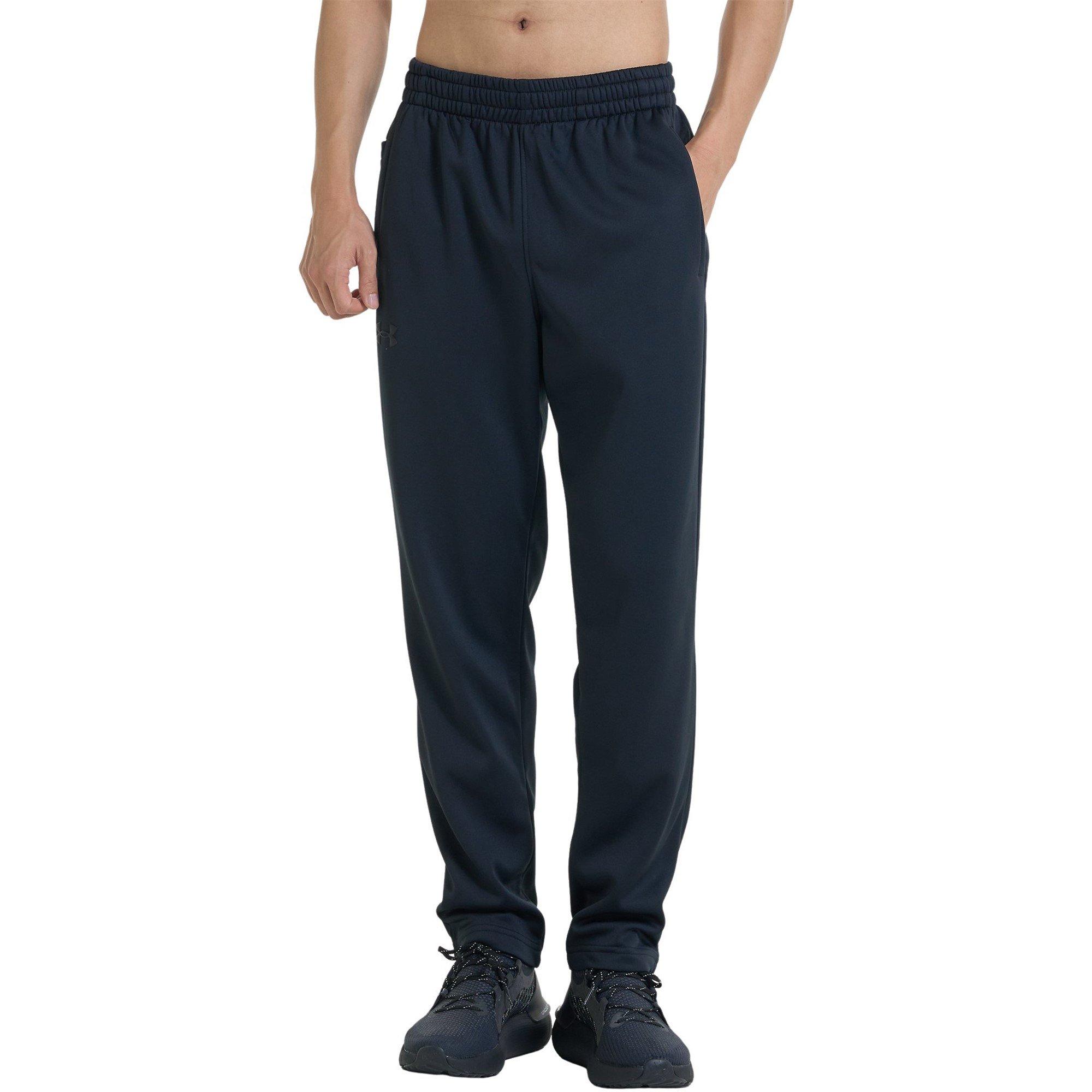 Black/Black - Under Armour - Under Fleece Mens Performance Pants - 5