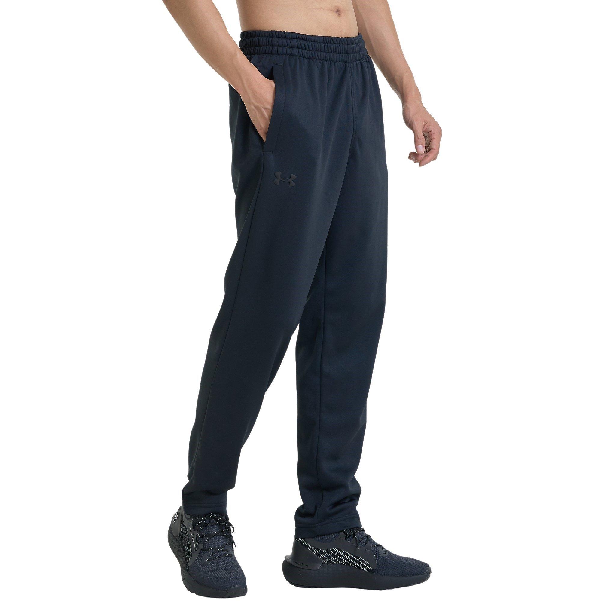 Black/Black - Under Armour - Under Fleece Mens Performance Pants - 8
