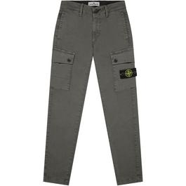 Stone Island Junior Canvas Cargo Pants