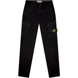 Stone Island Junior Canvas Cargo Pants