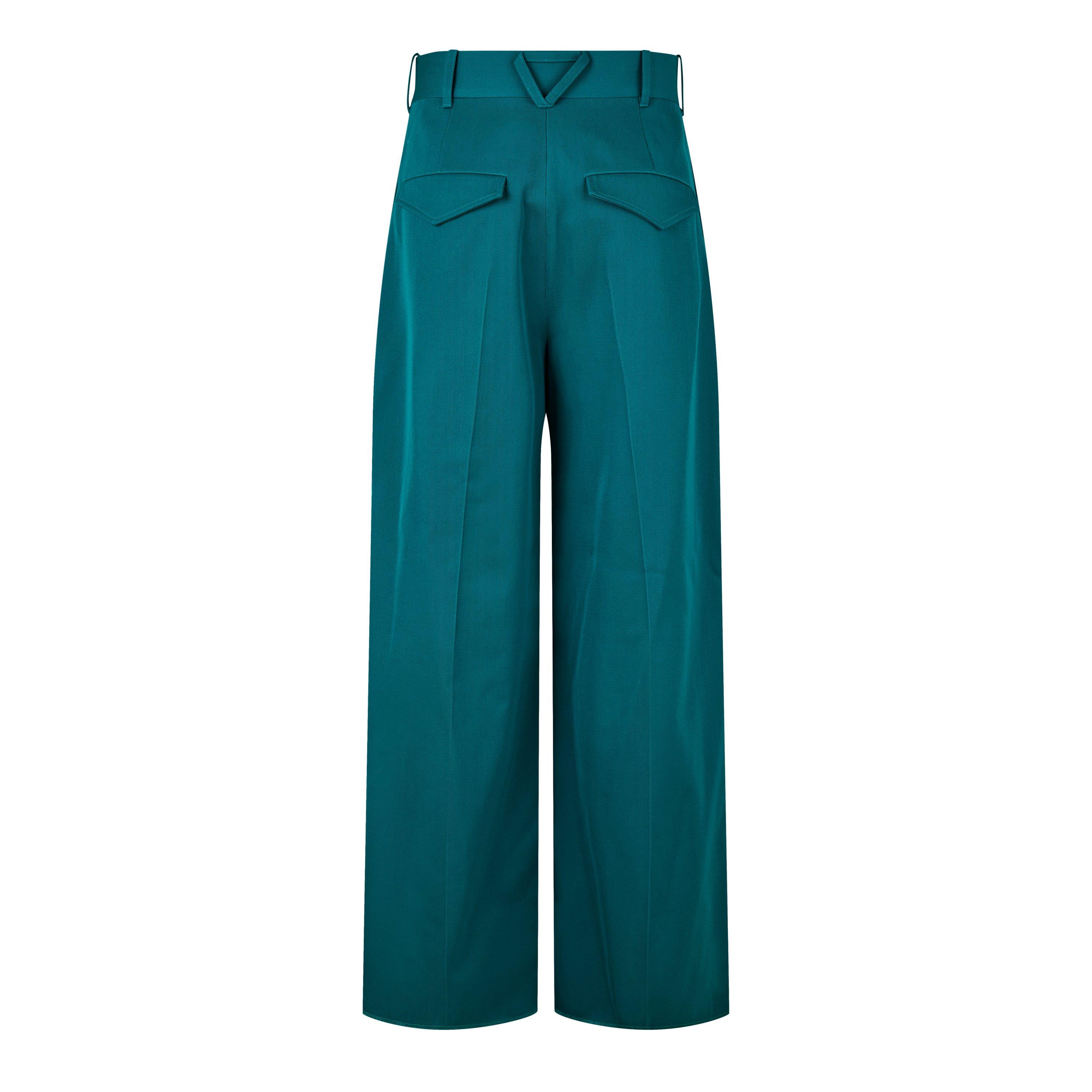 Duck Green - Bottega Veneta - Men's Straight Trousers - 2