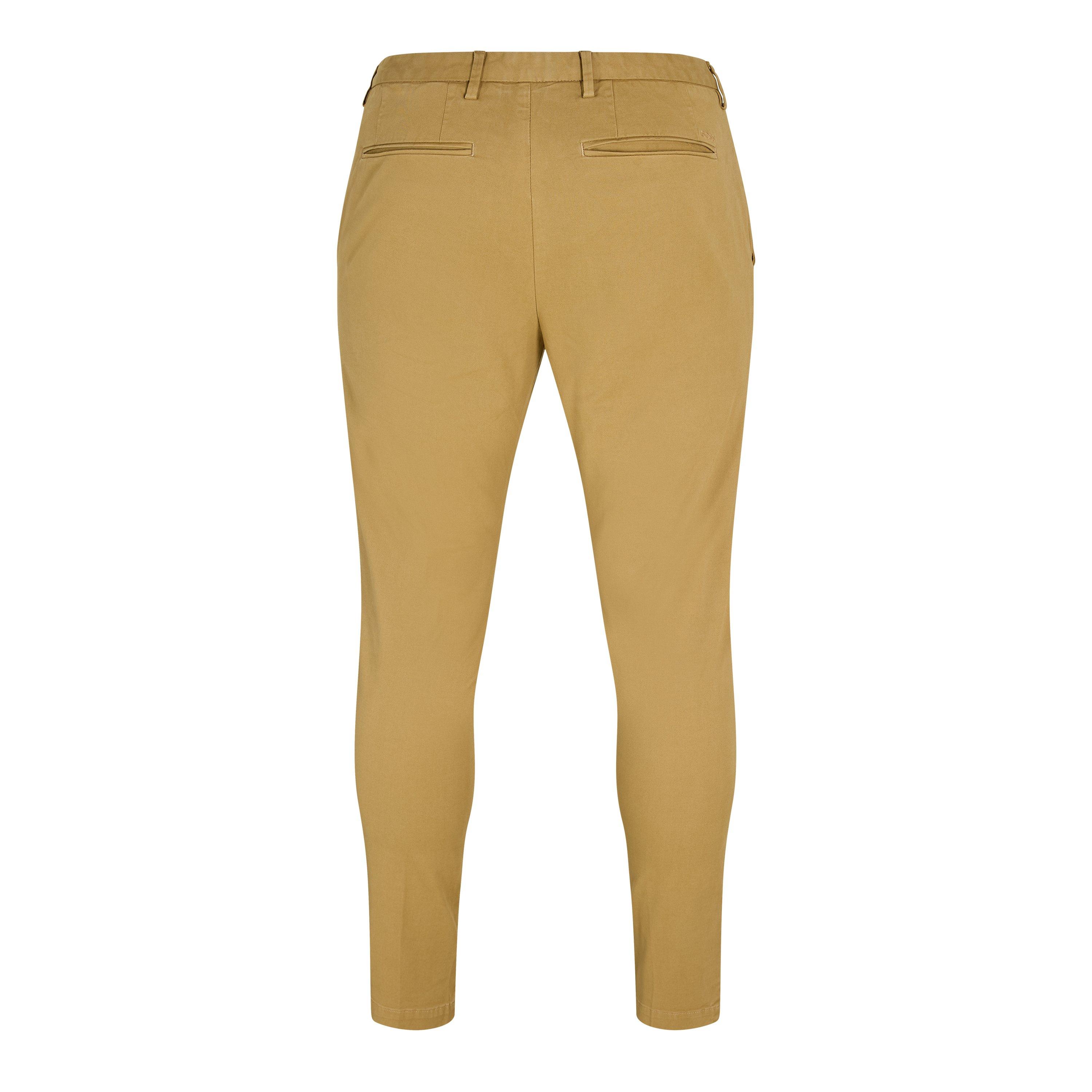 Light Beige - Boss - Men's Kaito3-D Straight Leg Trousers - 2