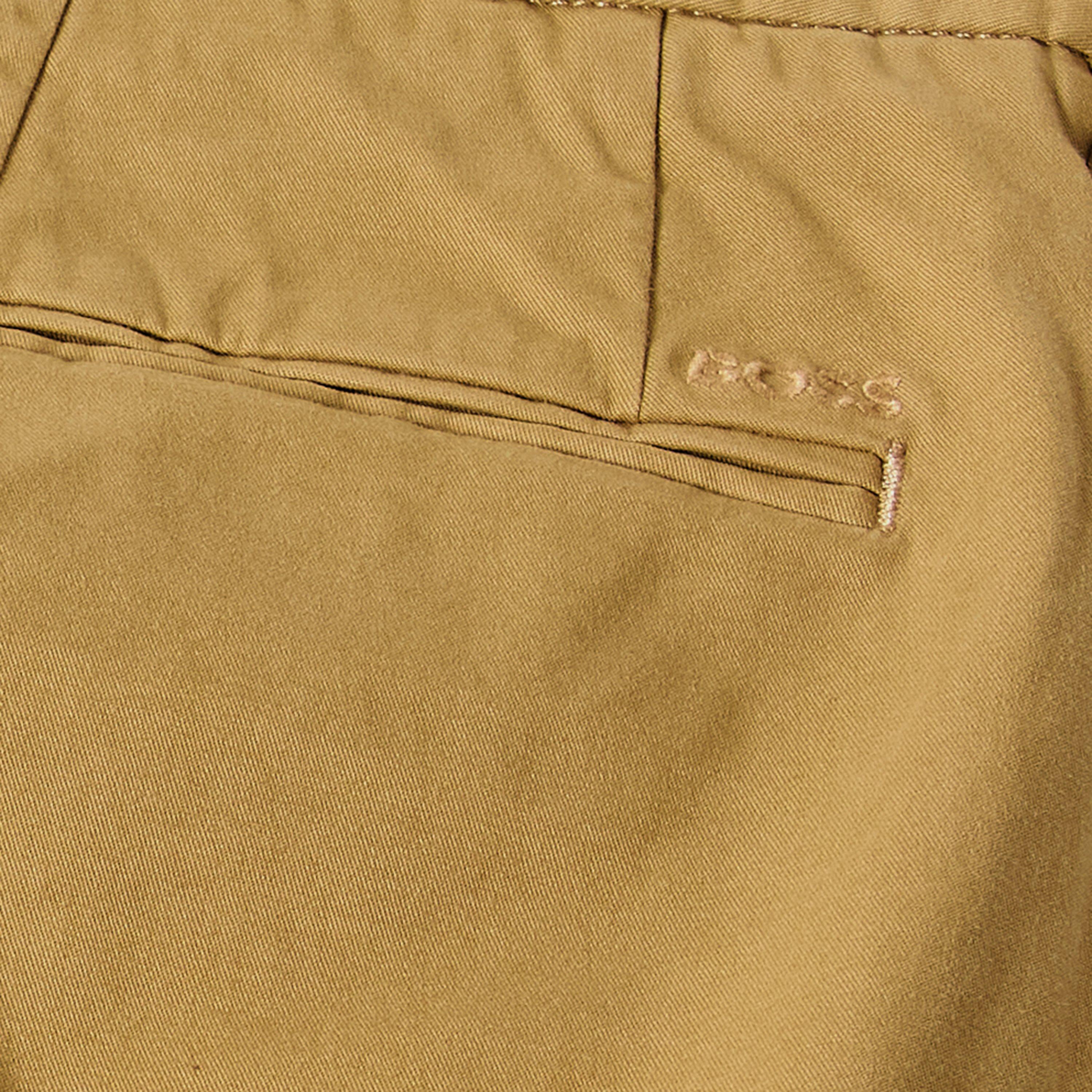 Light Beige - Boss - Men's Kaito3-D Straight Leg Trousers - 3