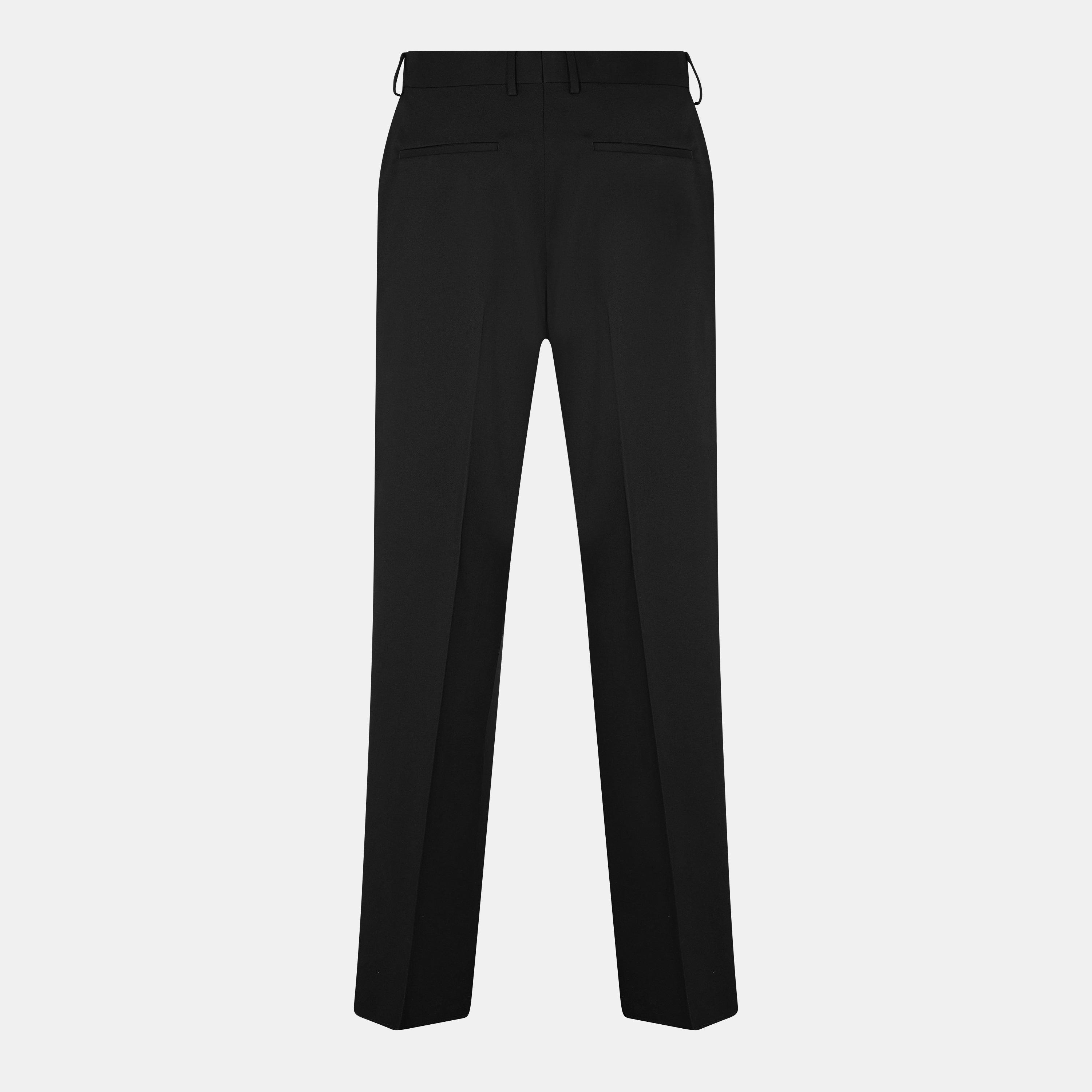 Black - Fendi - Men's Straight Leg Trousers - 2