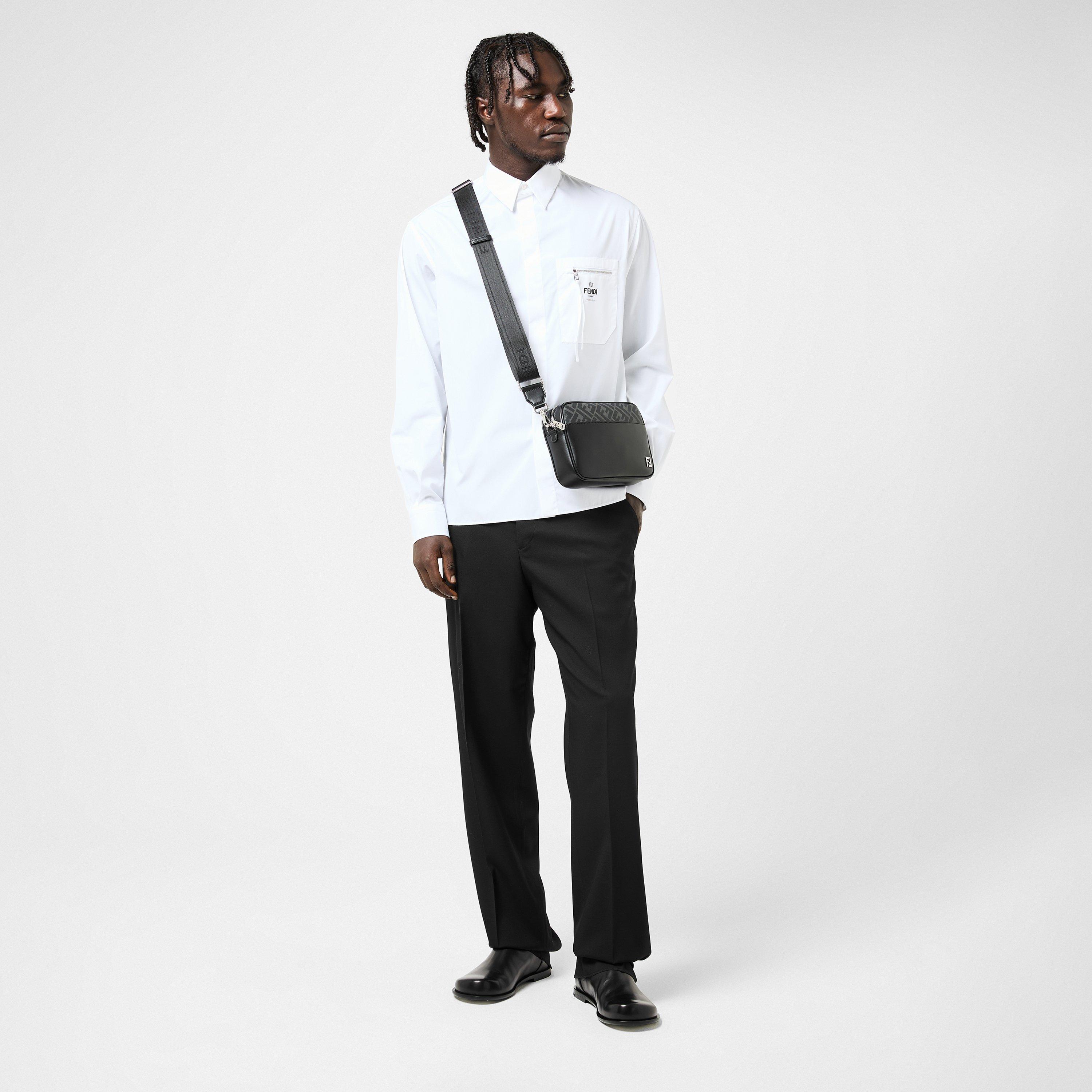 Black - Fendi - Men's Straight Leg Trousers - 6