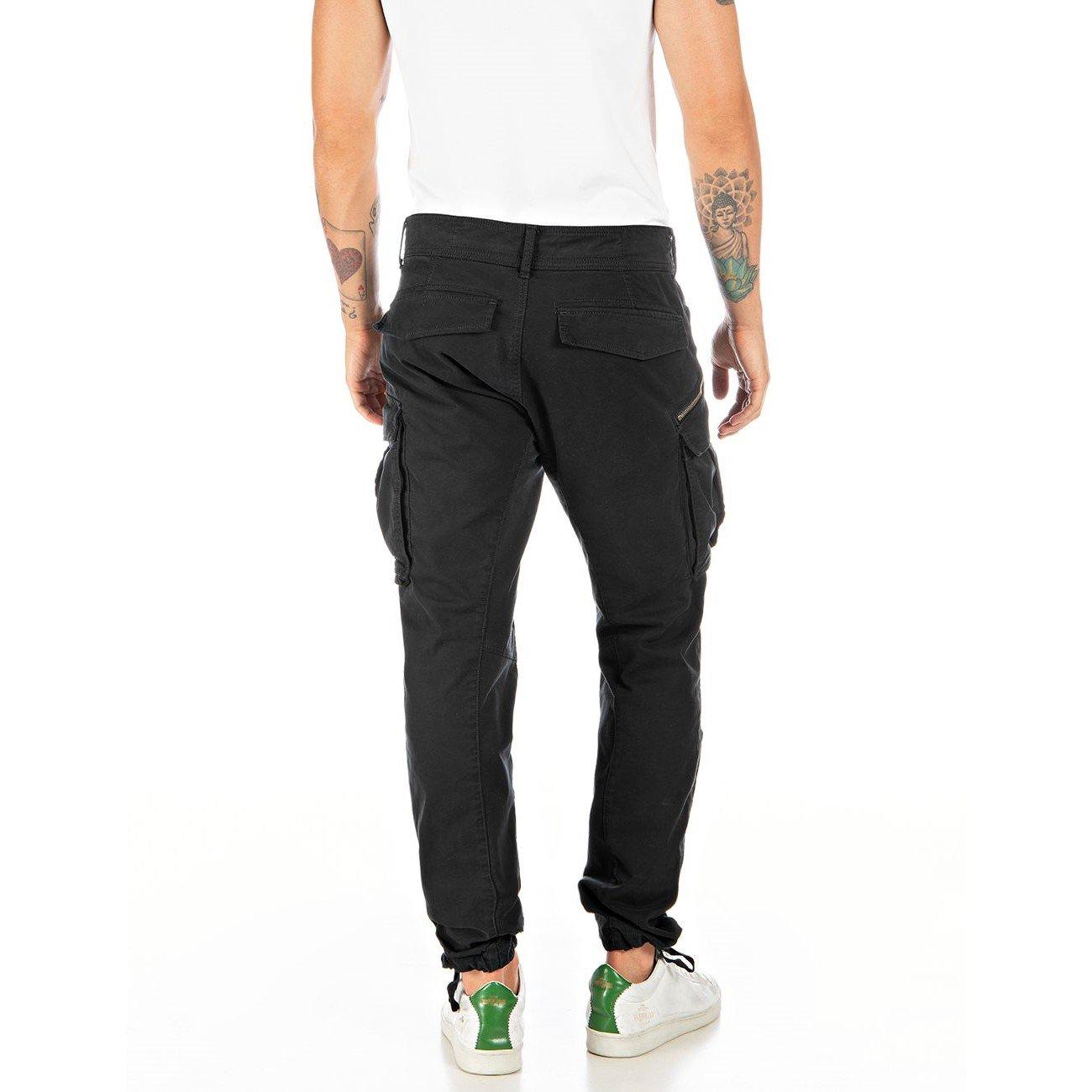 Black 098 - Replay - Joe Cargo Trousers - 2