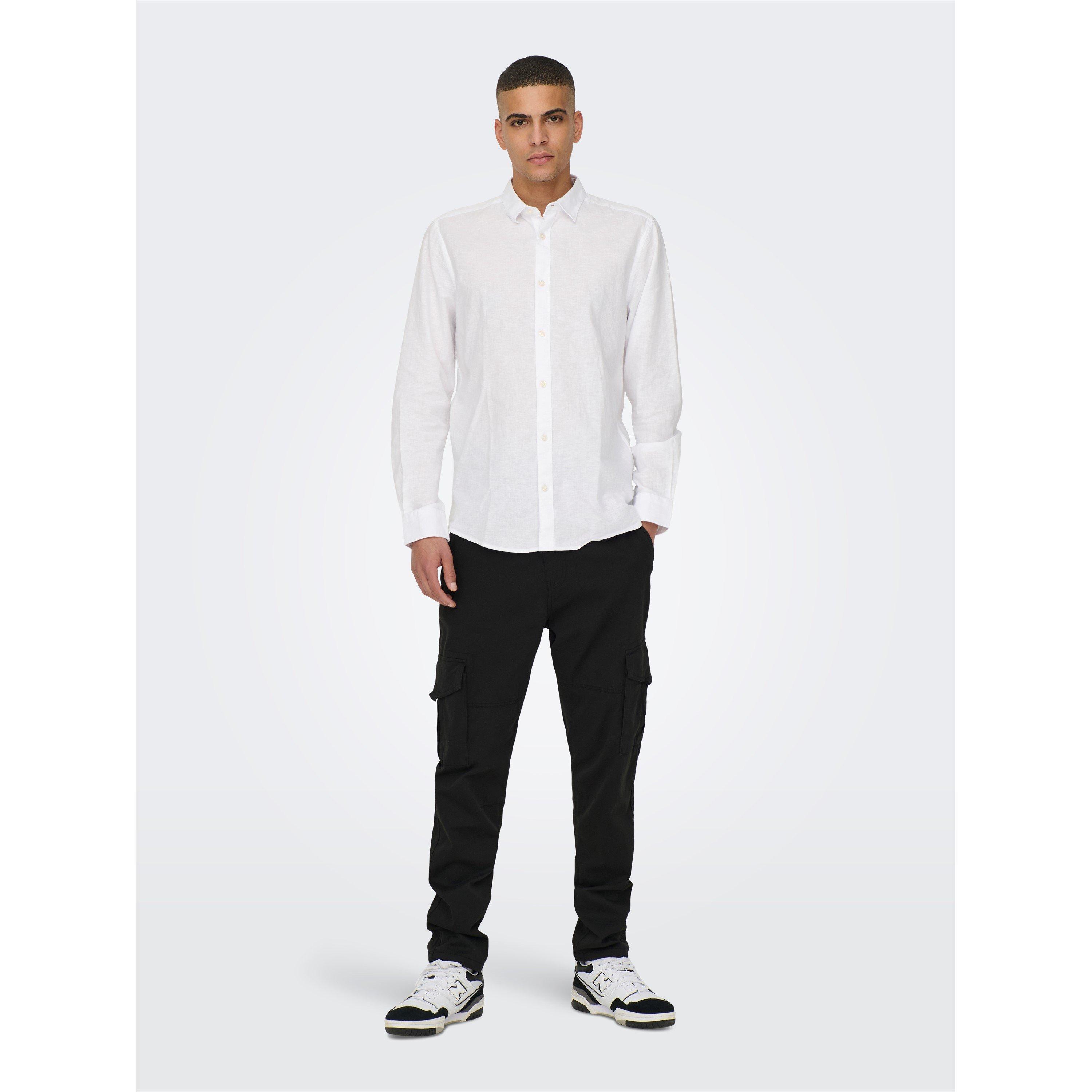 Black - Only and Sons - Dean Cargo Trousers - 3