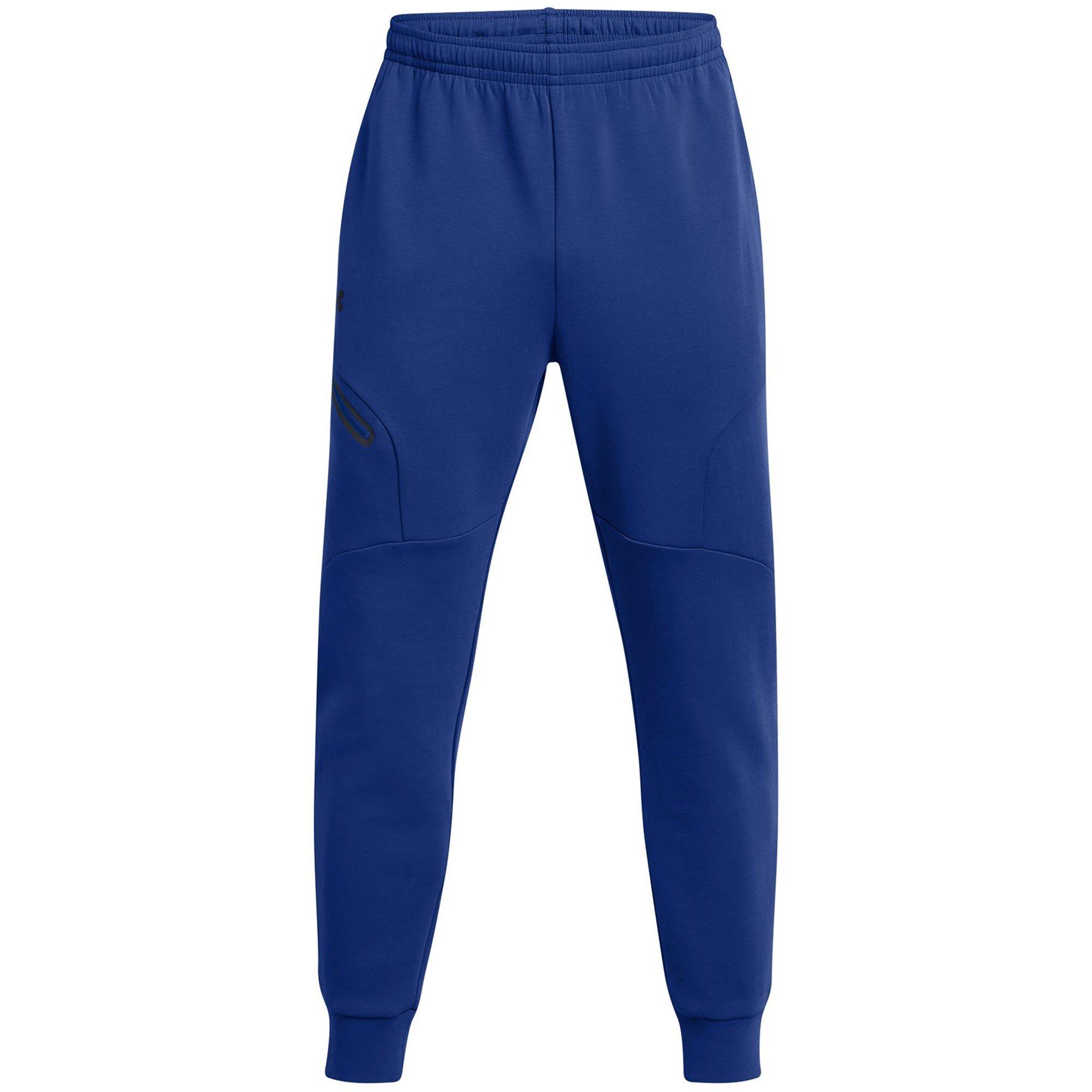 TECH BLUE BLACK - Under Armour - Men's UNSTOPP Performance Tracksuit Bottoms - 1
