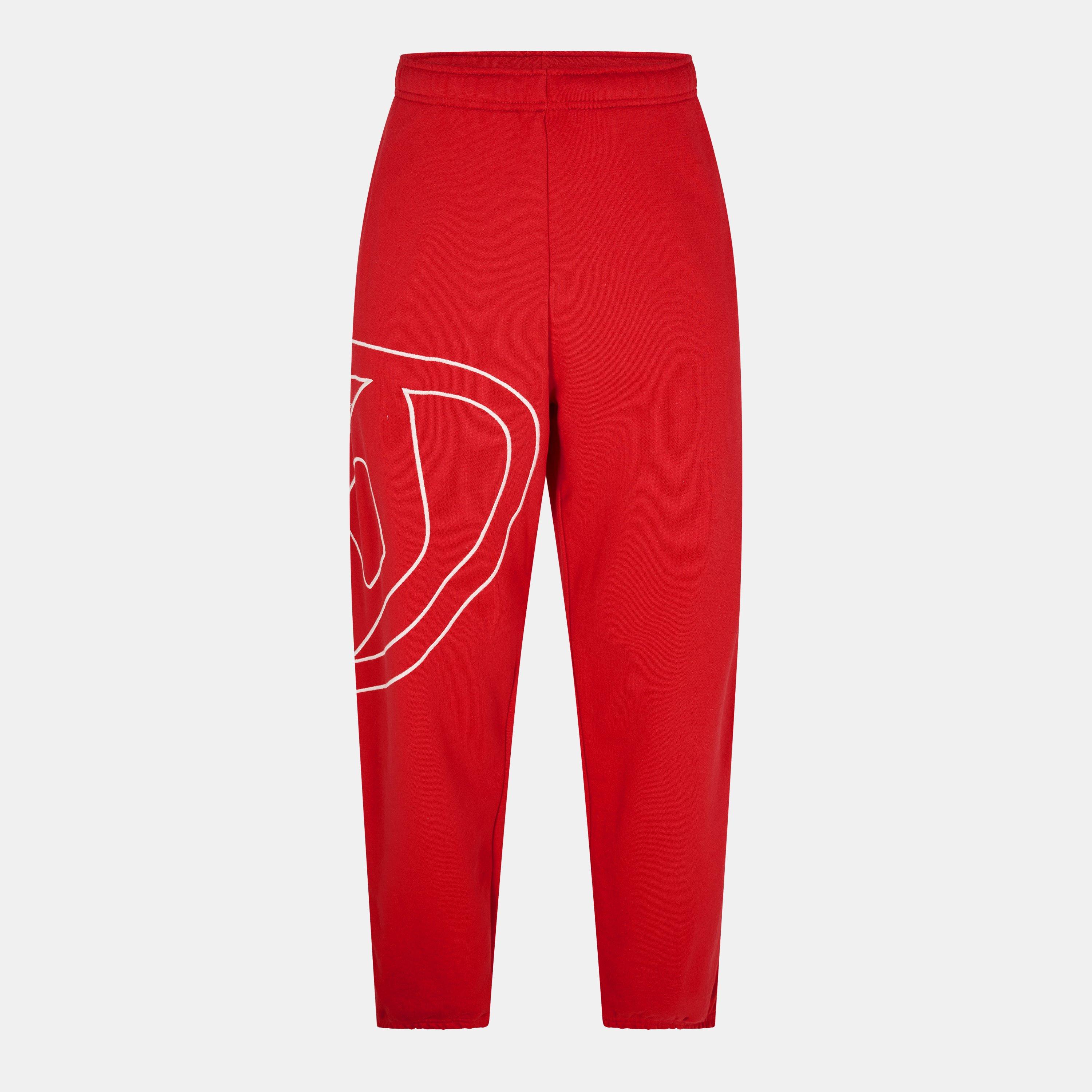 Chinese Red - Diesel - Large Logo Jogging Bottoms - 1
