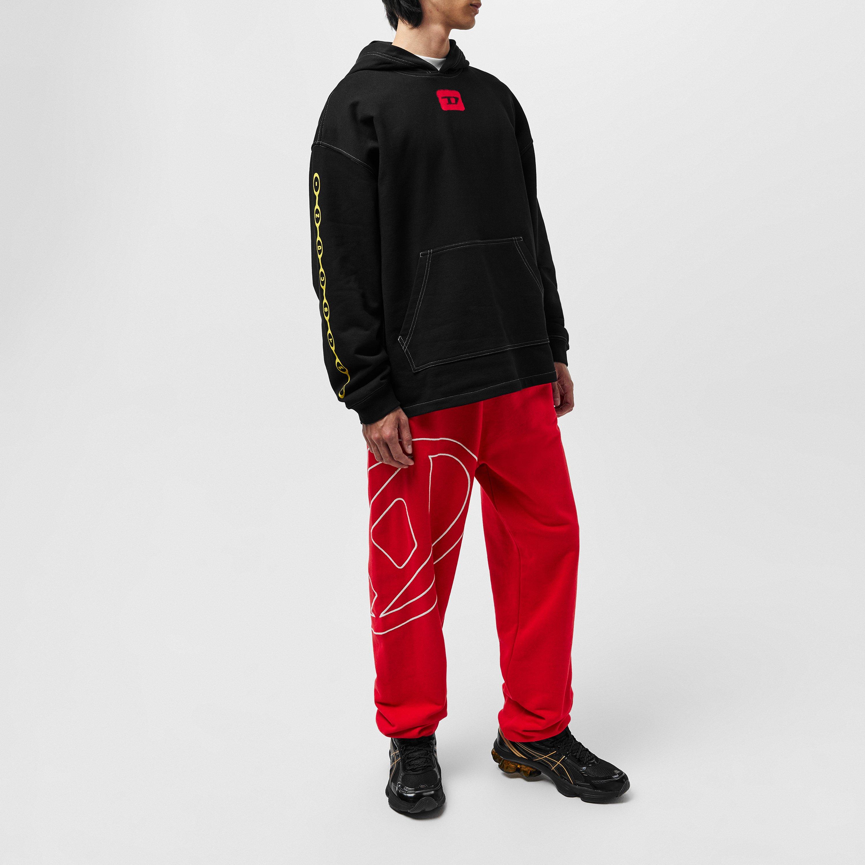 Chinese Red - Diesel - Large Logo Jogging Bottoms - 6