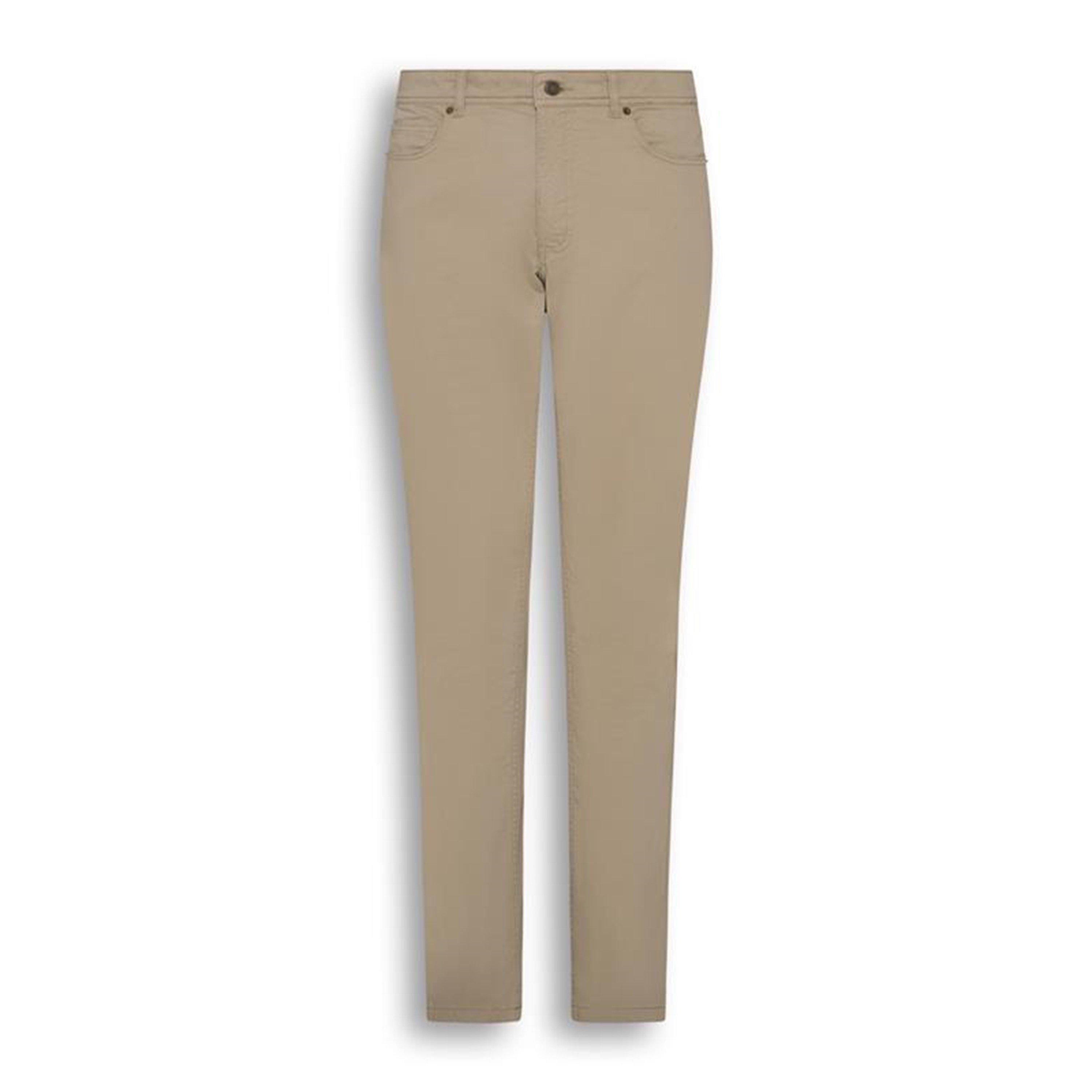 Gieves And Hawkes Men's Straight Leg Trousers - Stone - L (34)