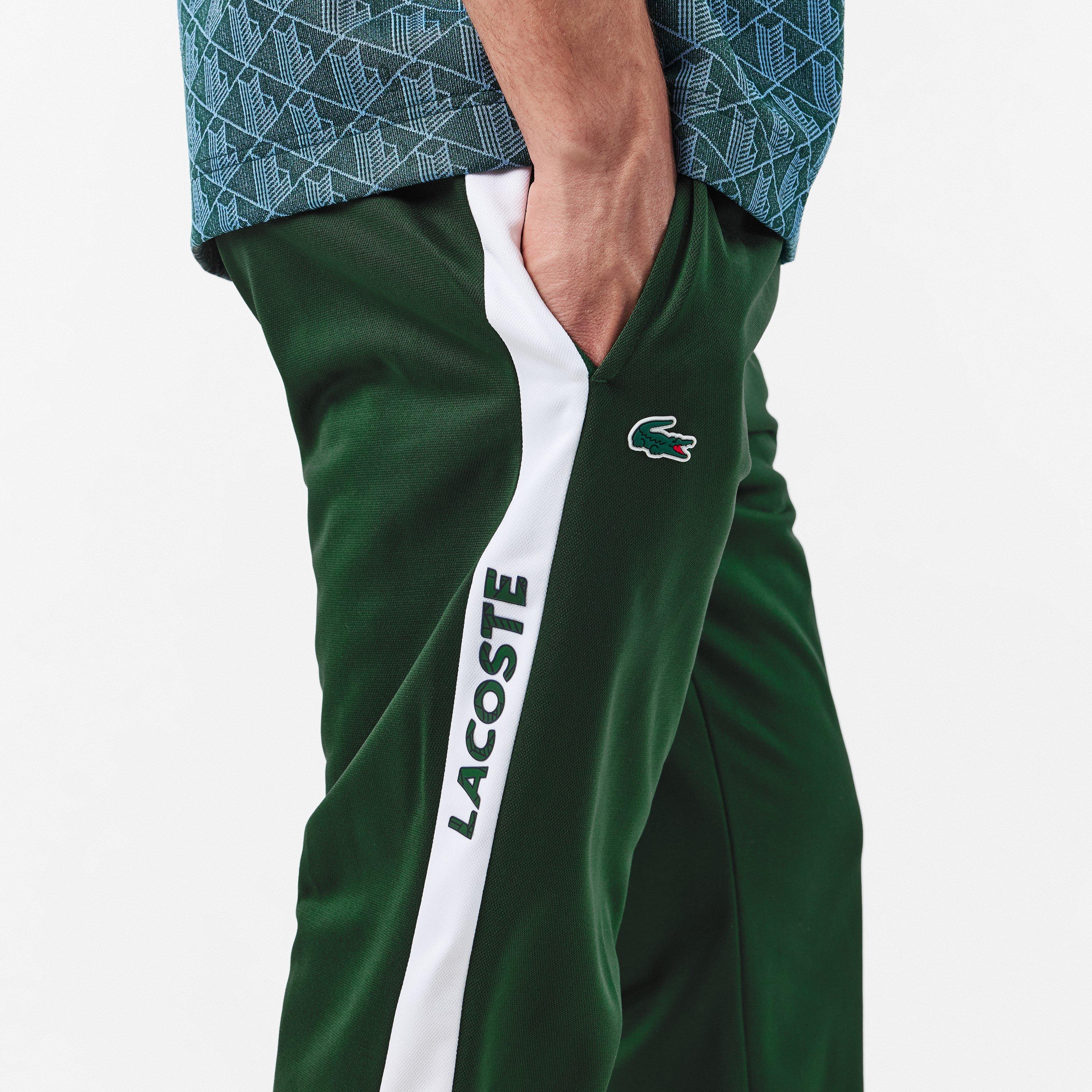 Green/White - Lacoste - Performance Tracksuit Bottoms - 5