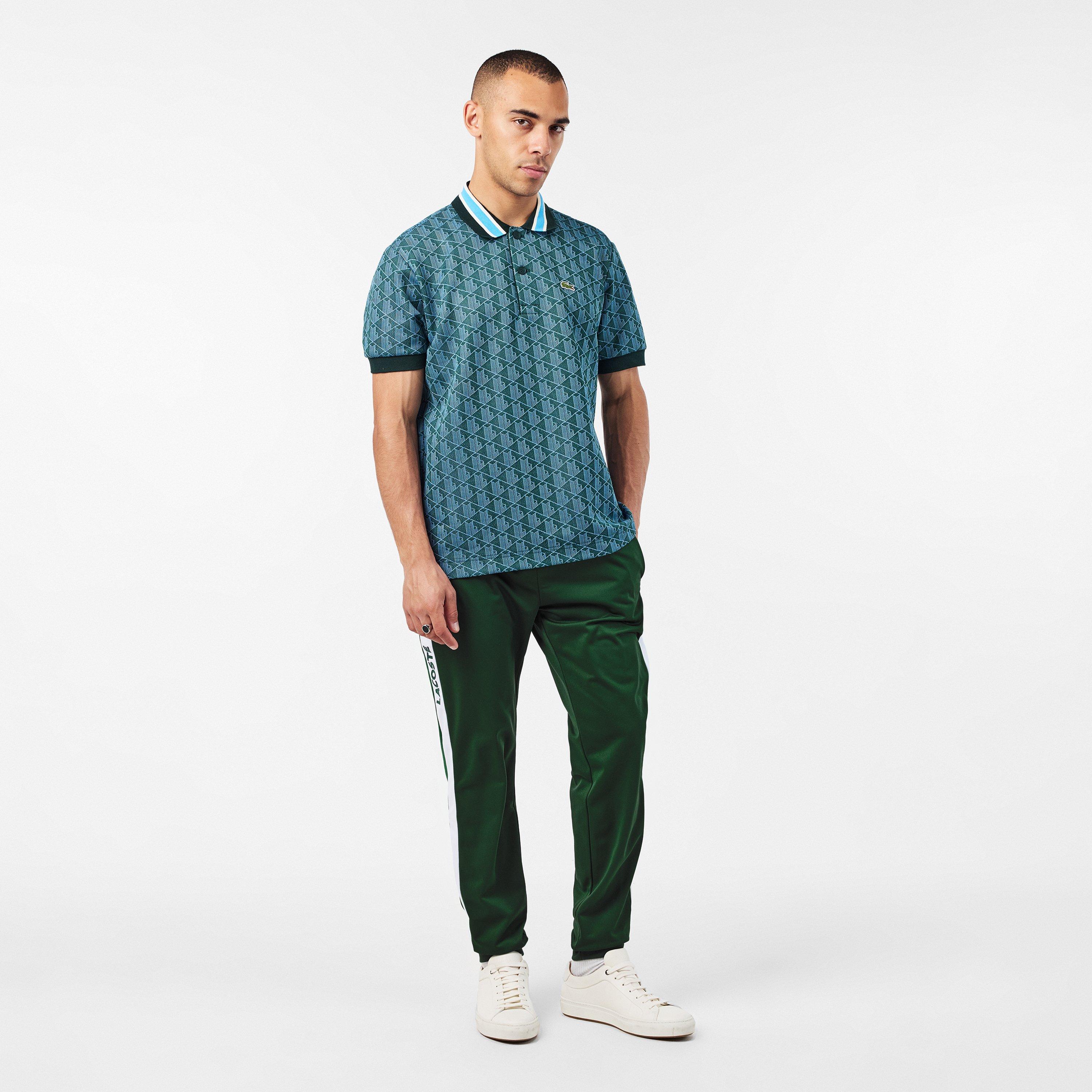 Green/White - Lacoste - Performance Tracksuit Bottoms - 6