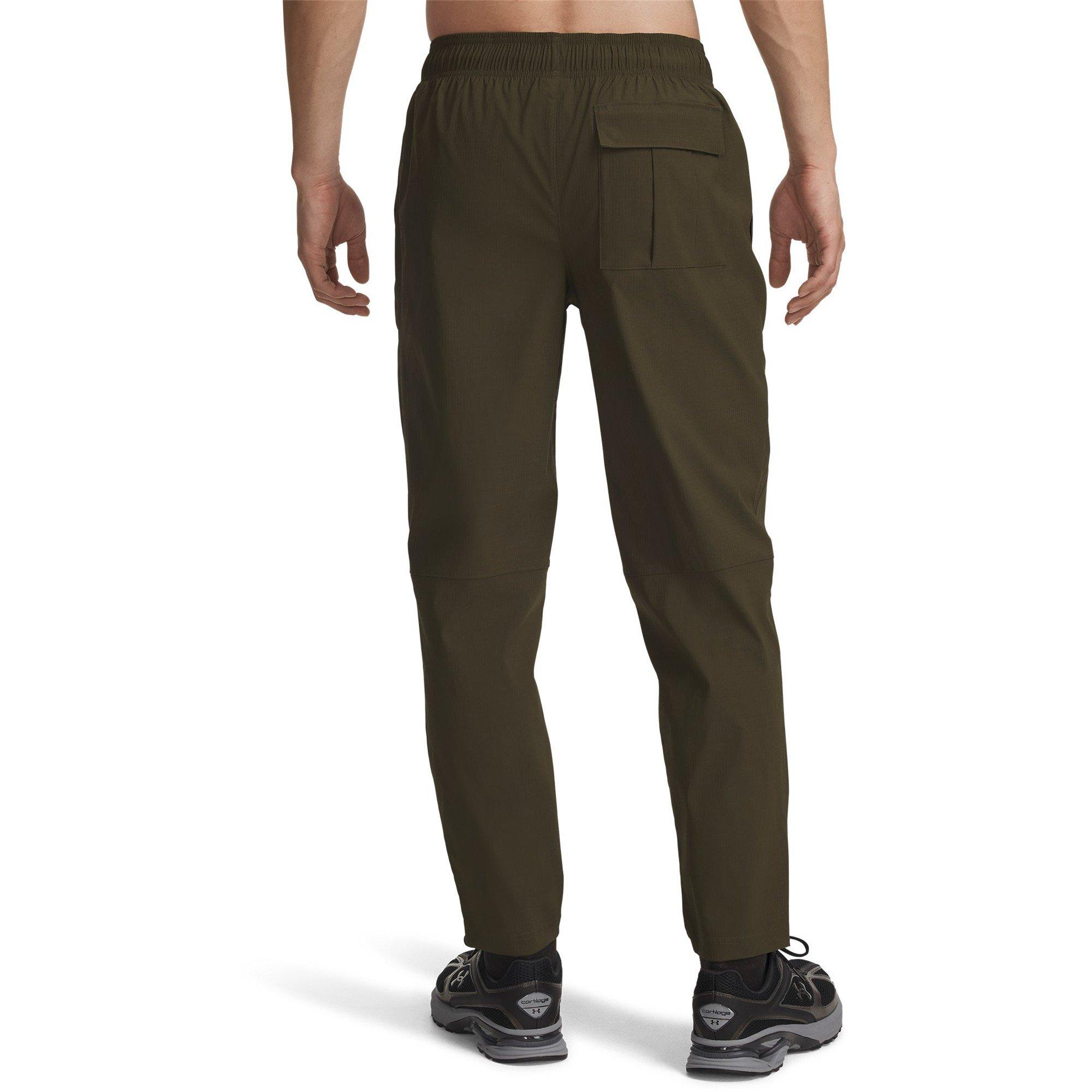 Verde - Under Armour - Men's Unstoppable Woven Tapered Tracksuit Bottoms - 2