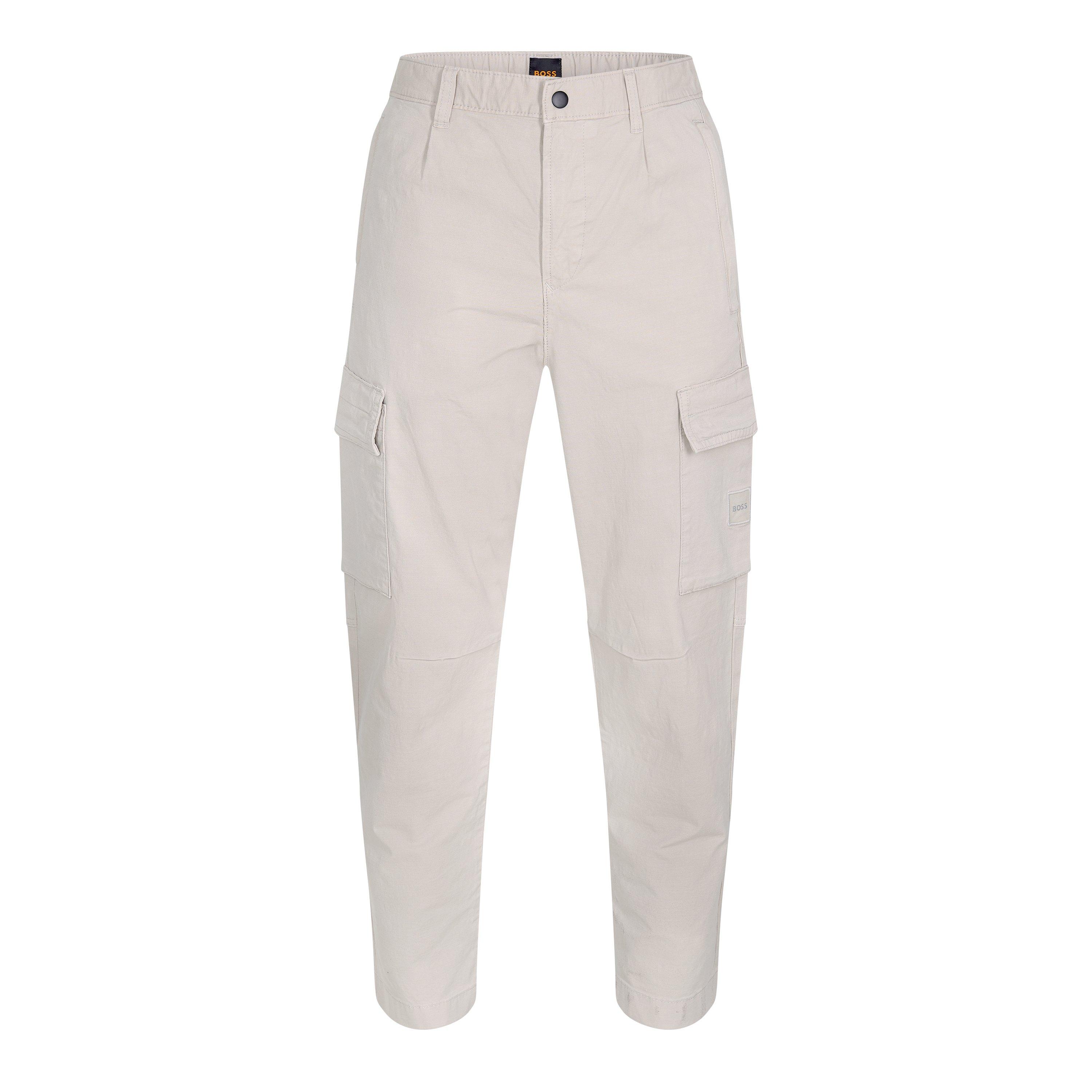 Boss Mens BOSS ORANGE Cargo Trousers (Sisla) - Grey 070 - S