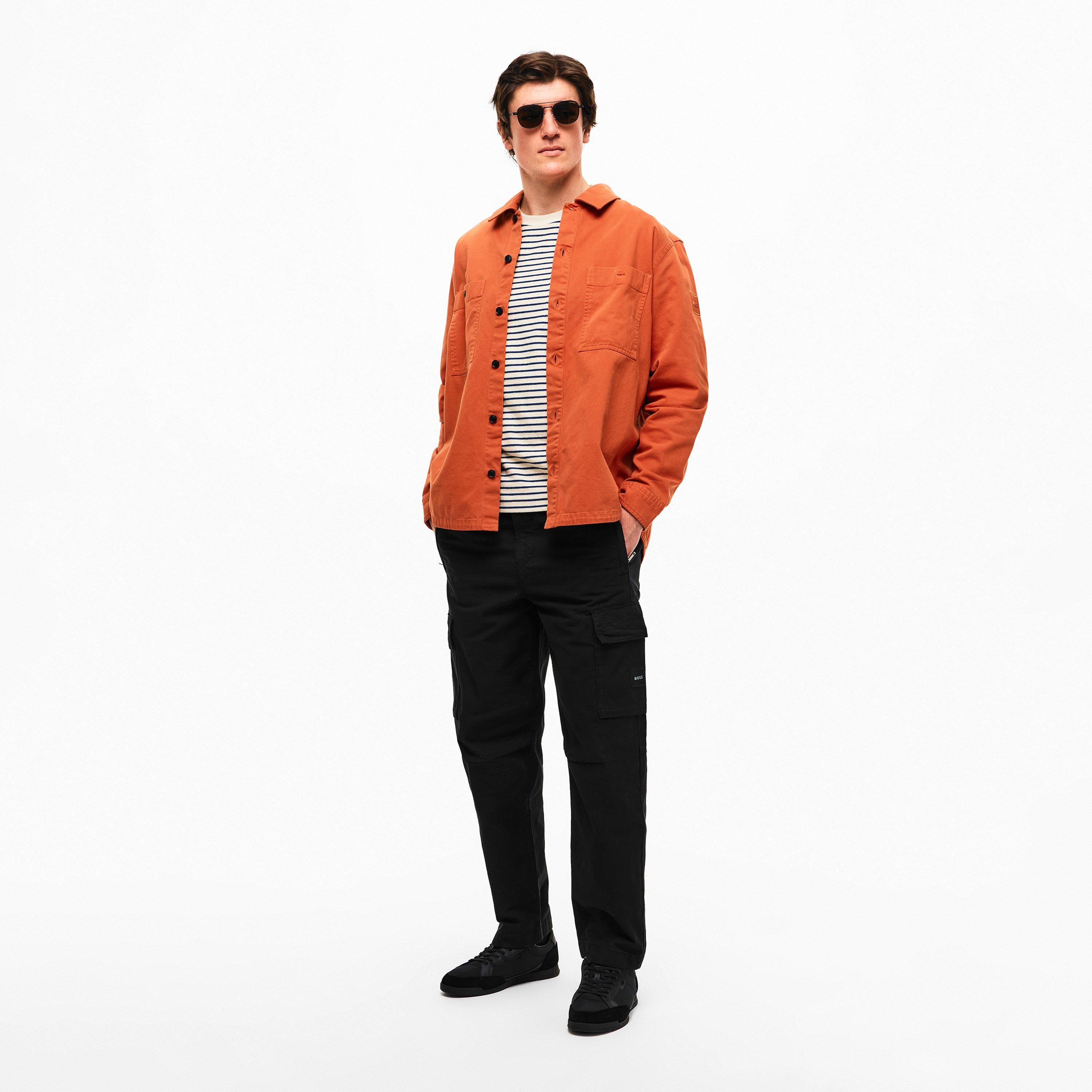 Black 001 - Boss - Mens BOSS ORANGE Cargo Trousers (Sisla) - 6