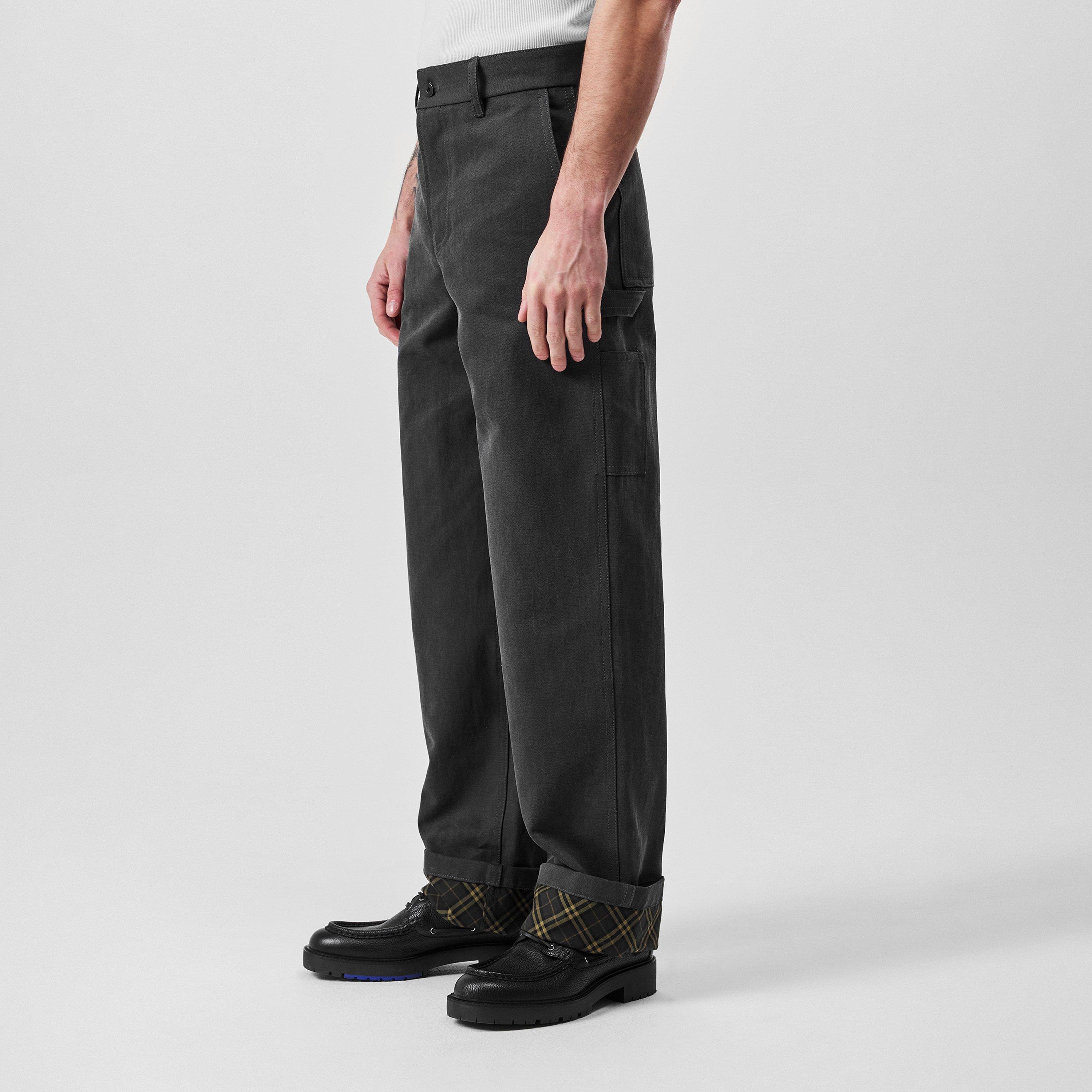 Black - Burberry - Carpenter Trousers - 2