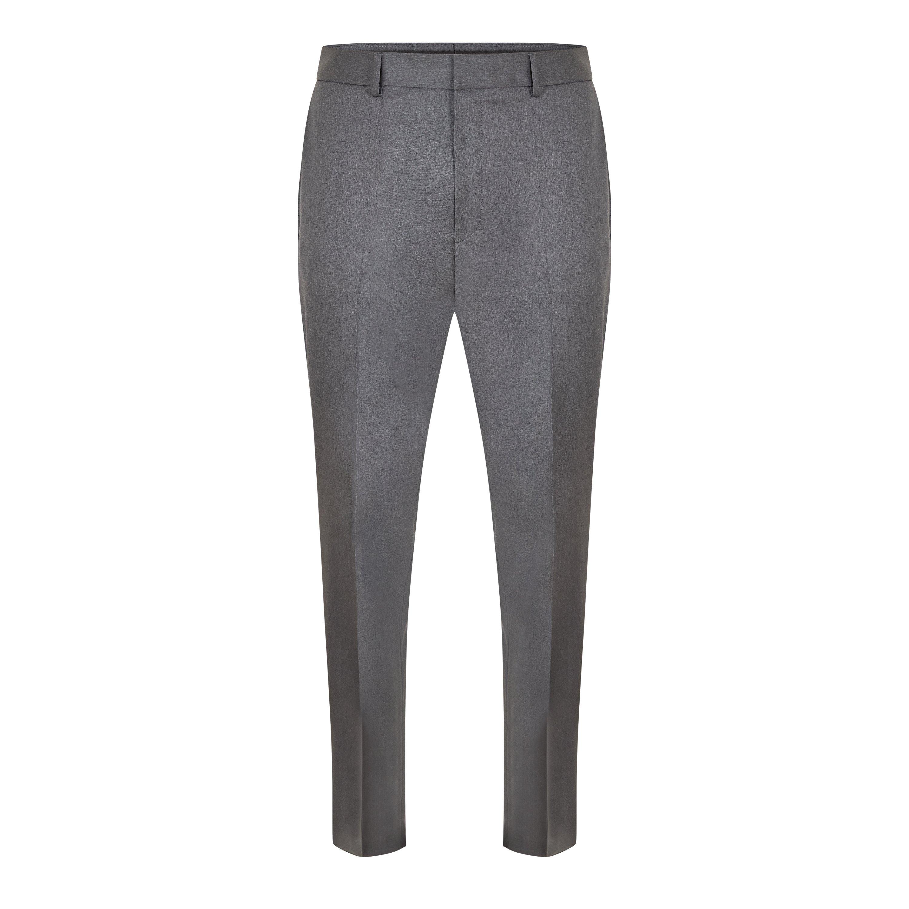 Boss Men's H Lenon Straight Leg Trousers - Dark Grey