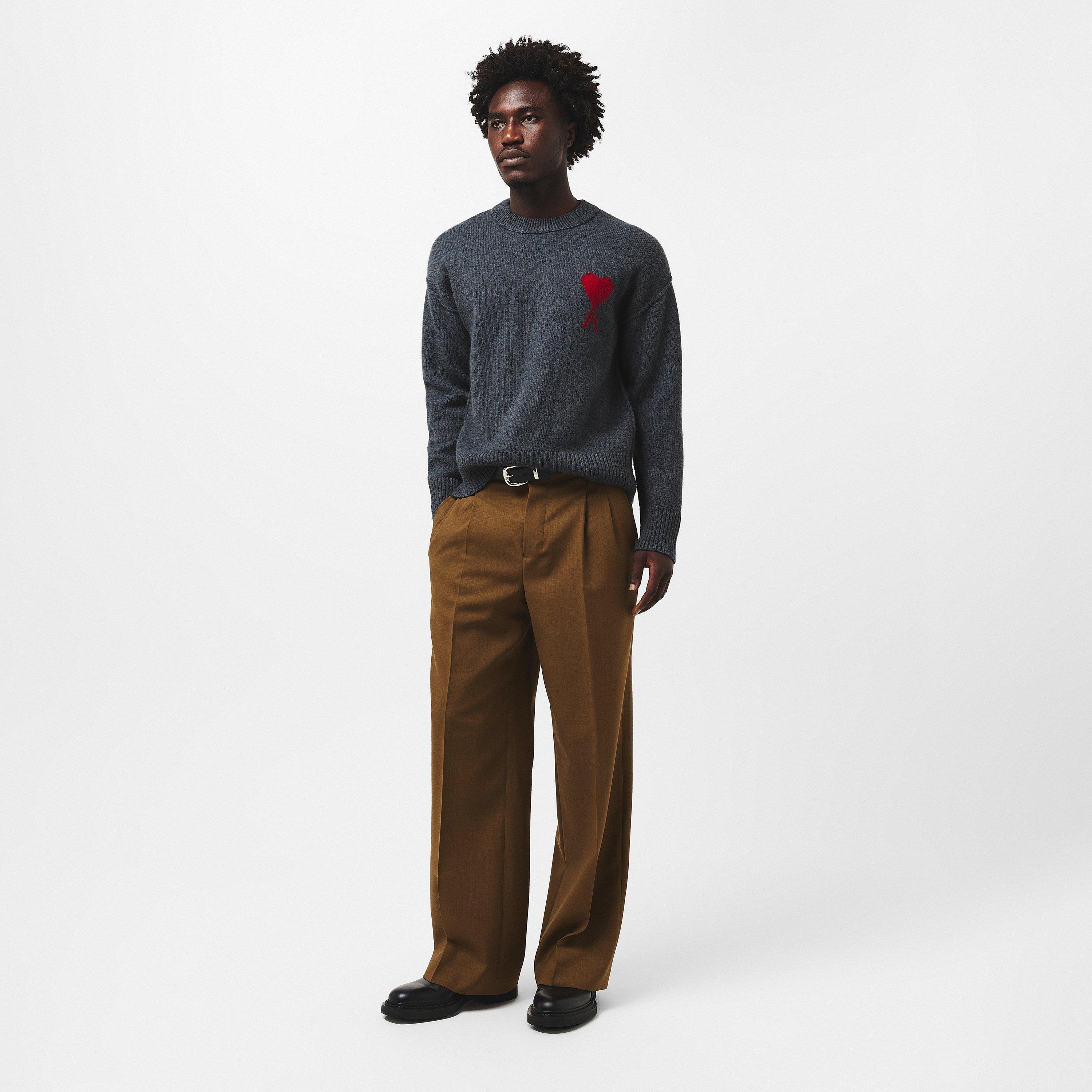 Noisette 216 - Ami Paris - Men's Straight Leg Trouser - 6