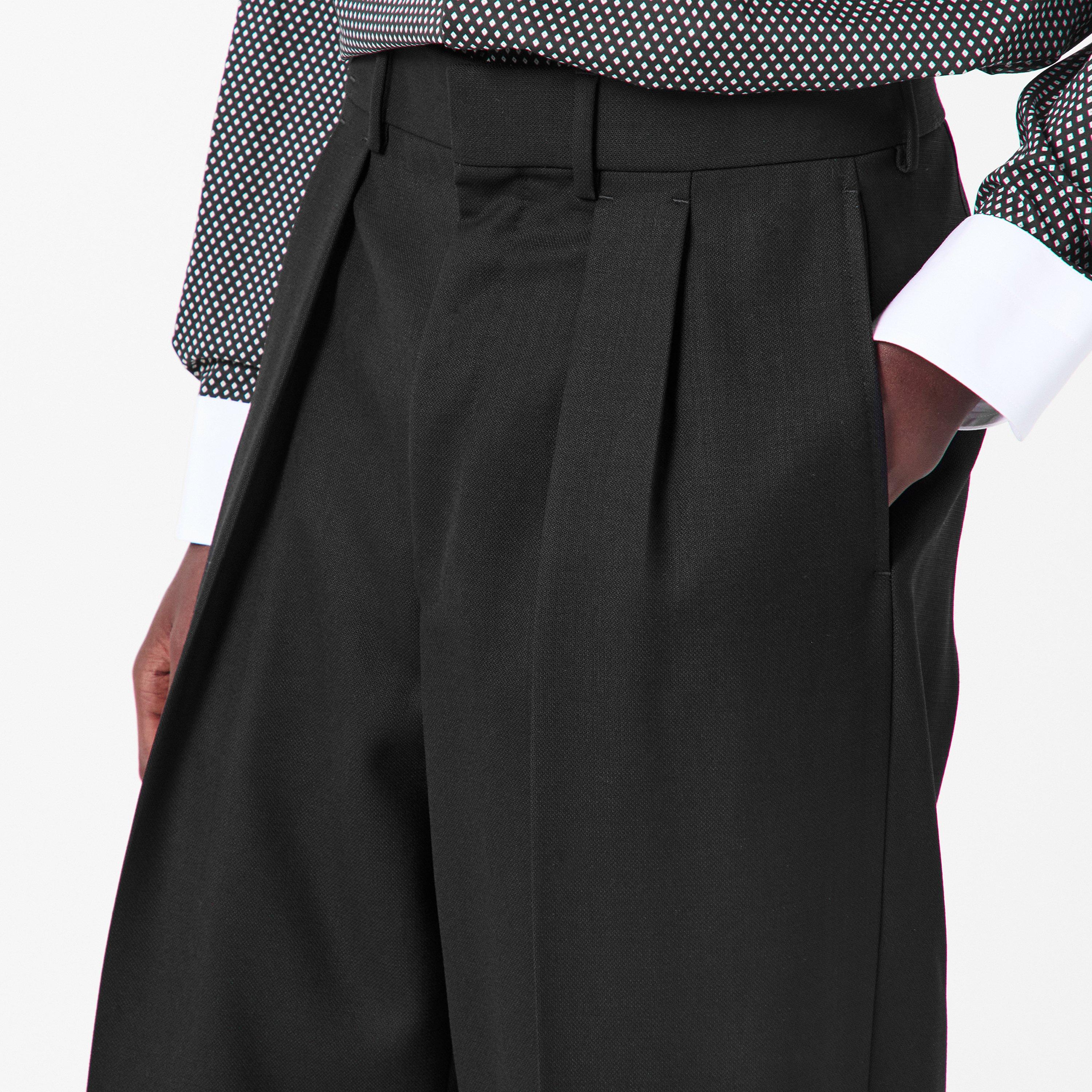 Black - Tom Ford - Men's Twill Straight Leg Trouser - 5