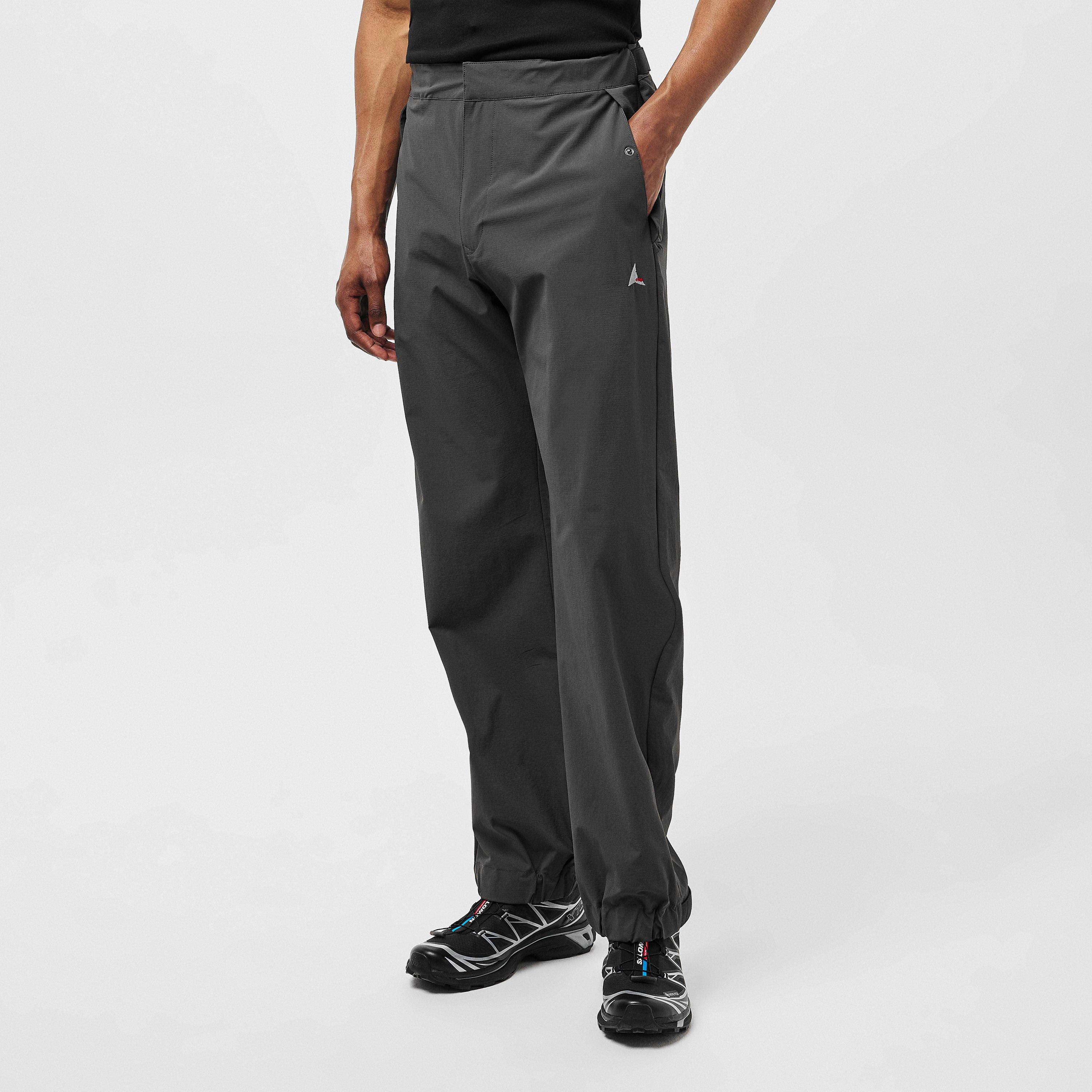 Dark Grey - ROA - Men's Windproof Chino Straight Leg Trouser - 3