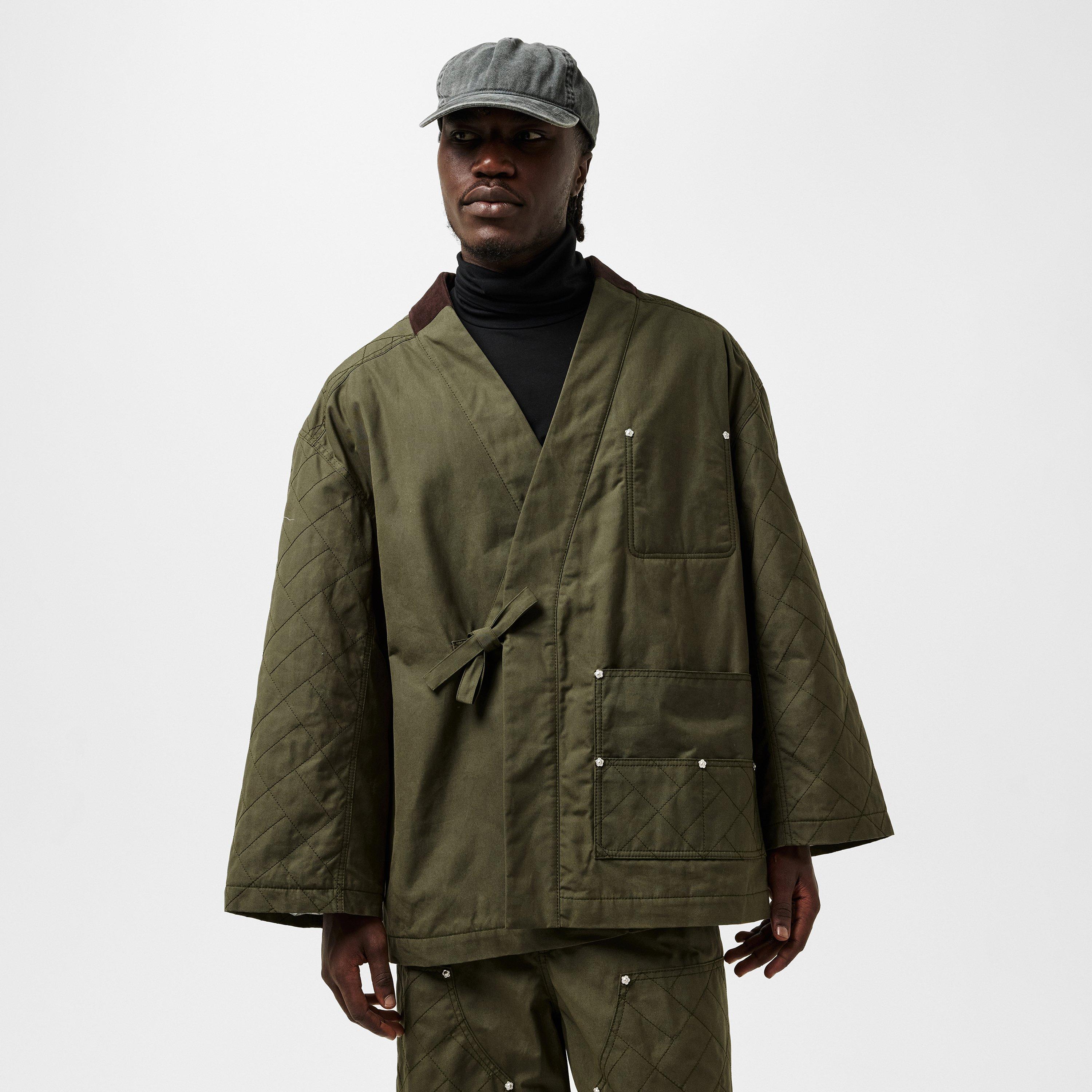 Dark Khaki 51 - Kenzo - Men's KNZO Double Knee Straight Leg Trouser - 3