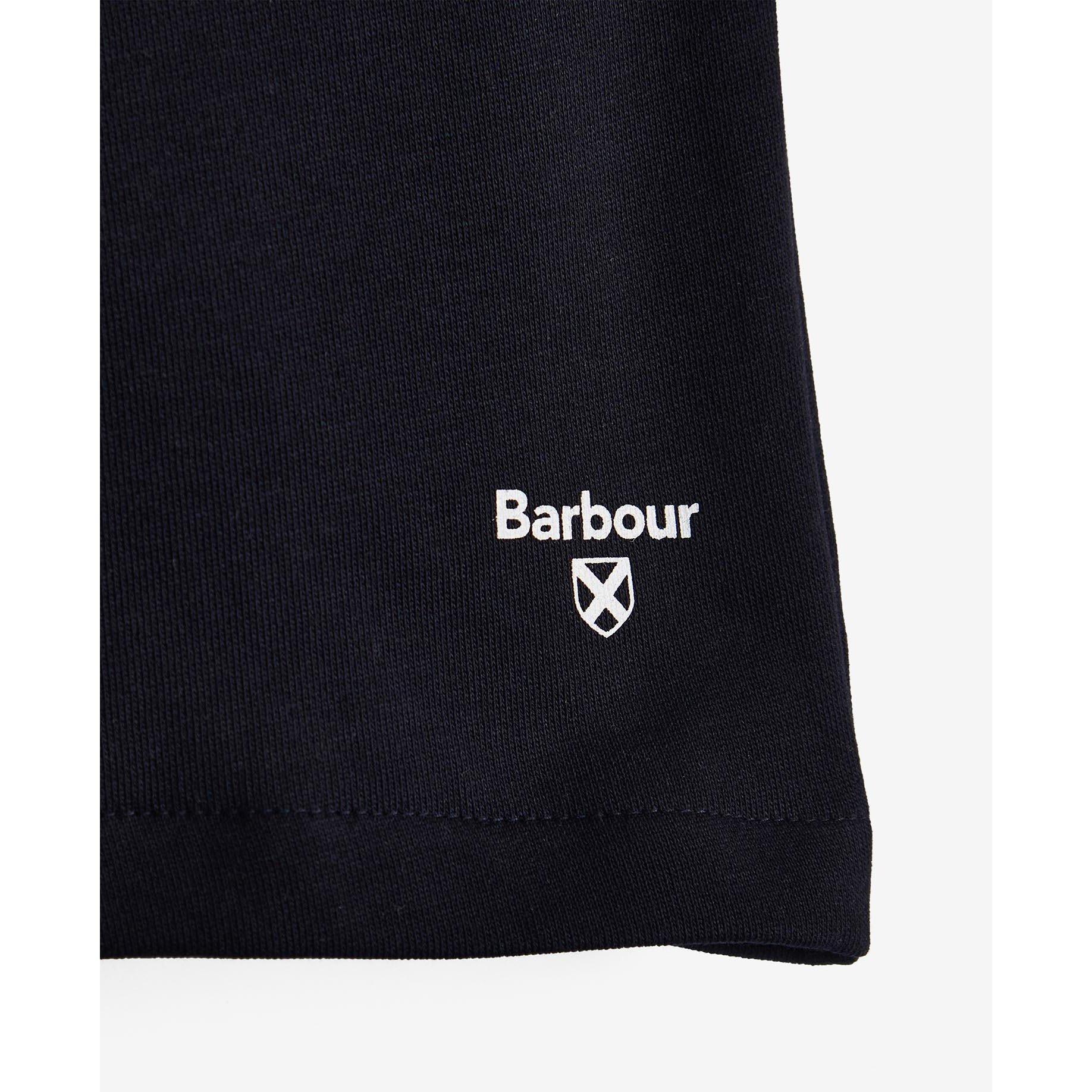 White/Navy MI55 - Barbour - Boys' Essentials T-Shirt & Shorts Set - 6