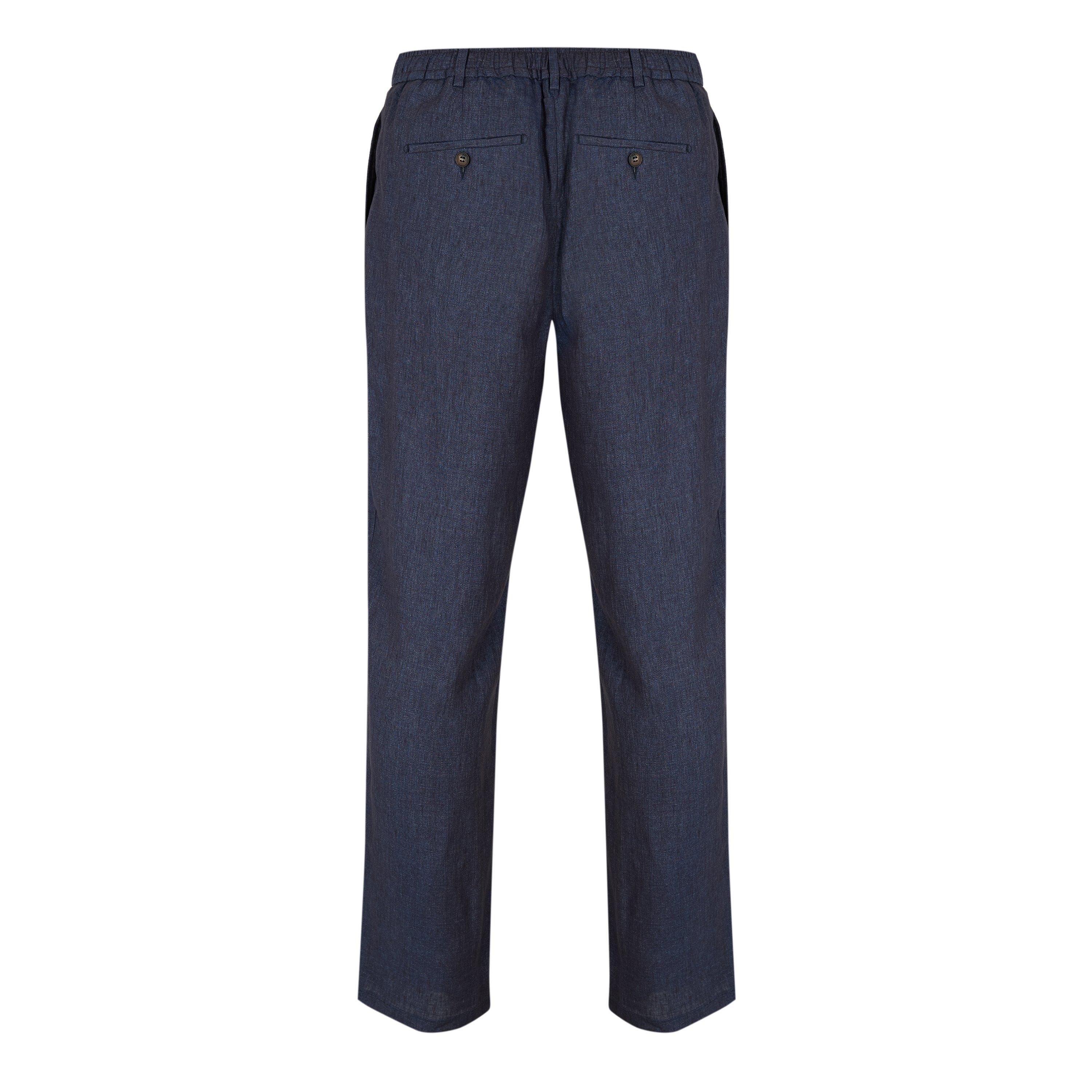 Navy 1 - Pal Zileri - Pal Linen Trouser Sn62 - 2