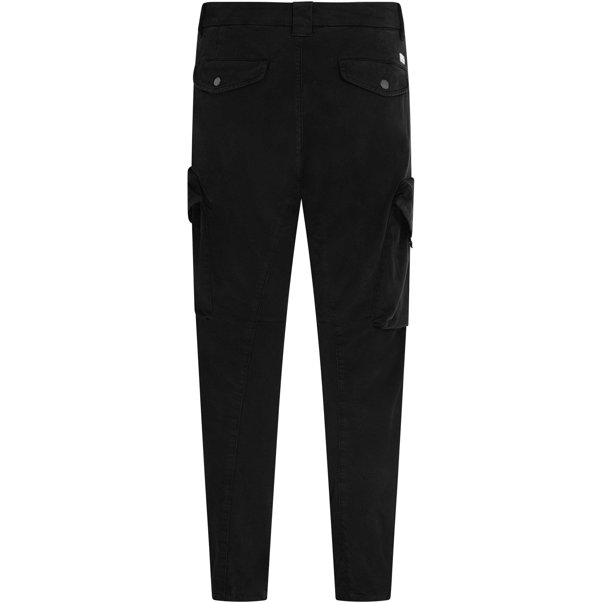 Black 999 - CP Company - Mens Slim Cargo Trousers - 2