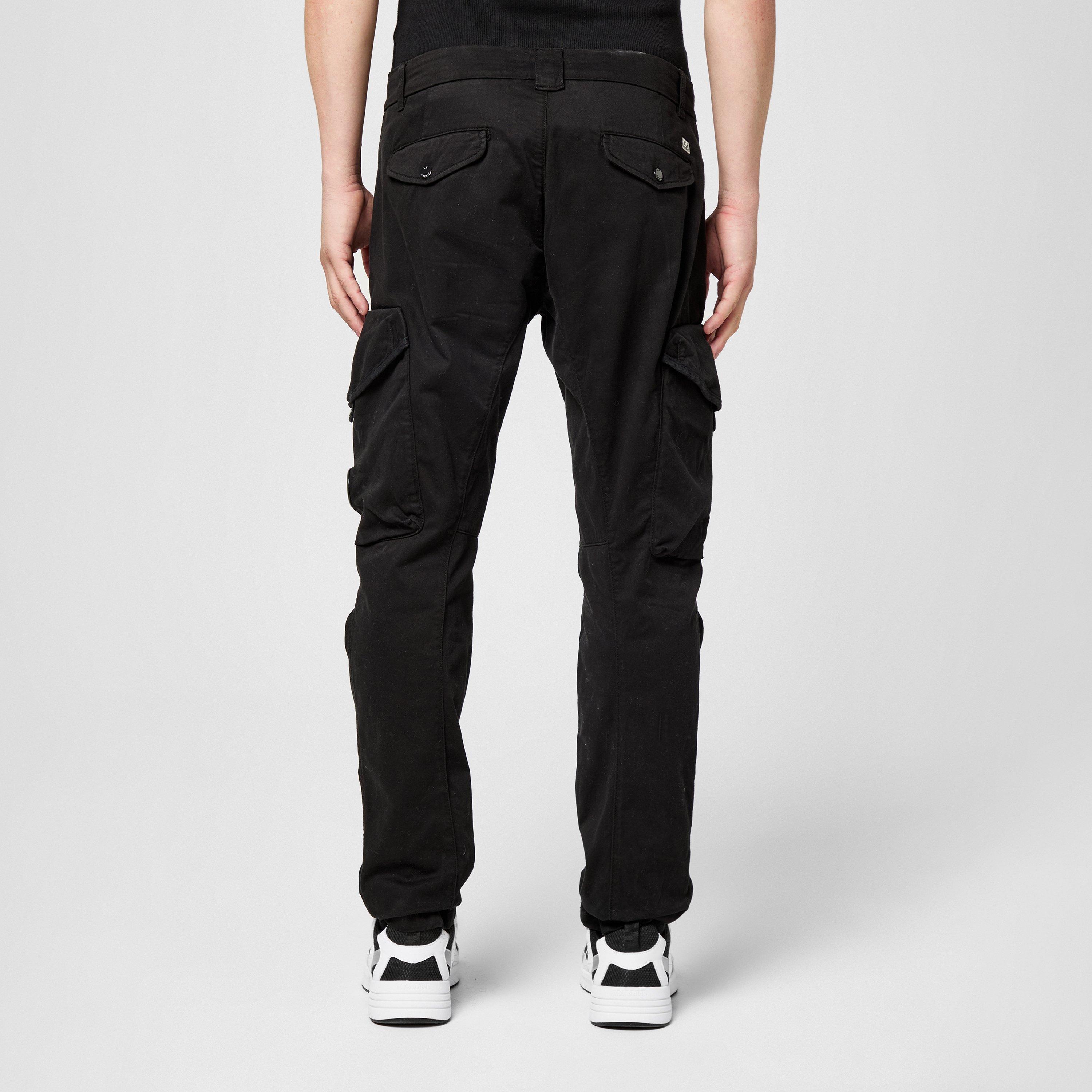 Black 999 - CP Company - Mens Slim Cargo Trousers - 4