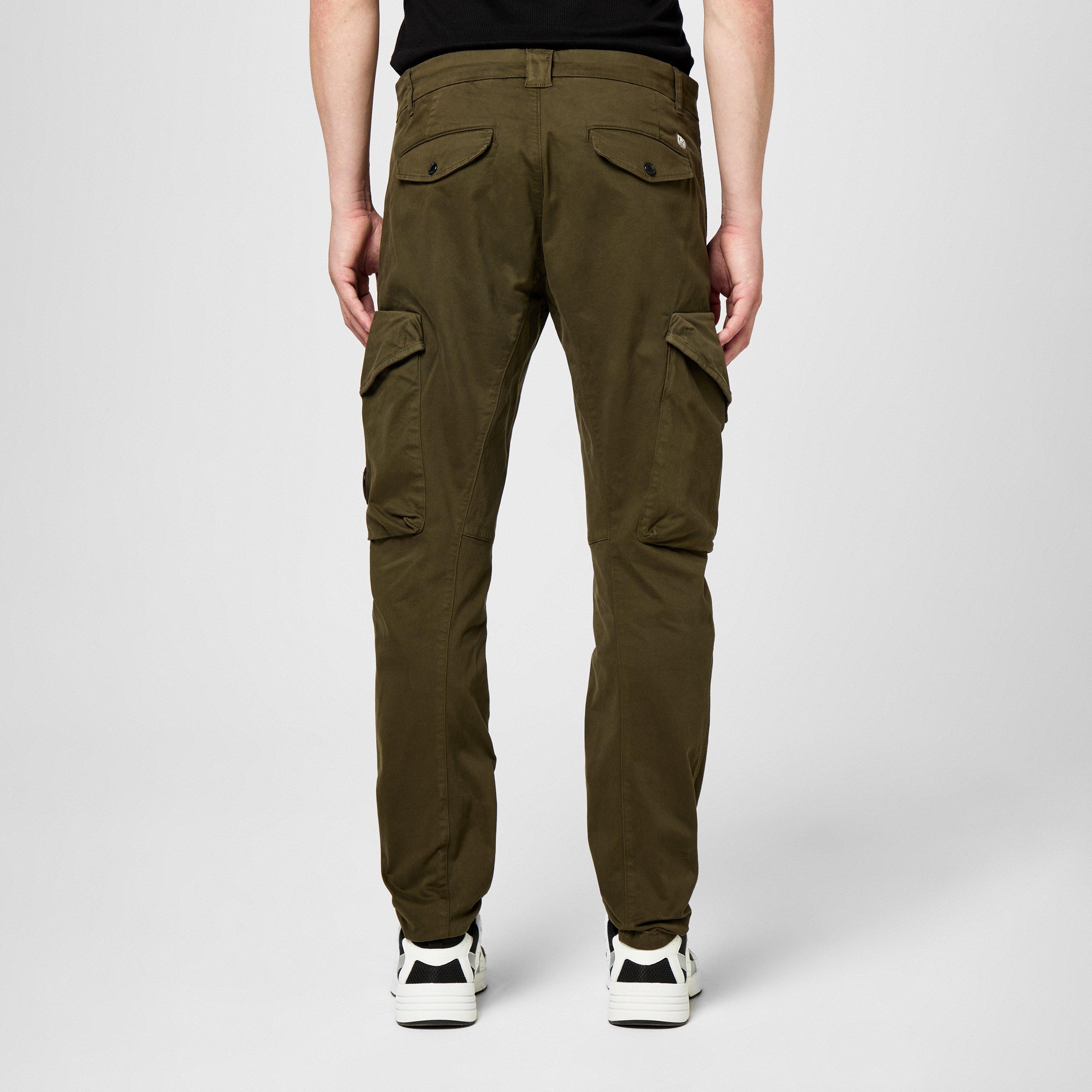 Ivy Green 683 - CP Company - Mens Slim Cargo Trousers - 4