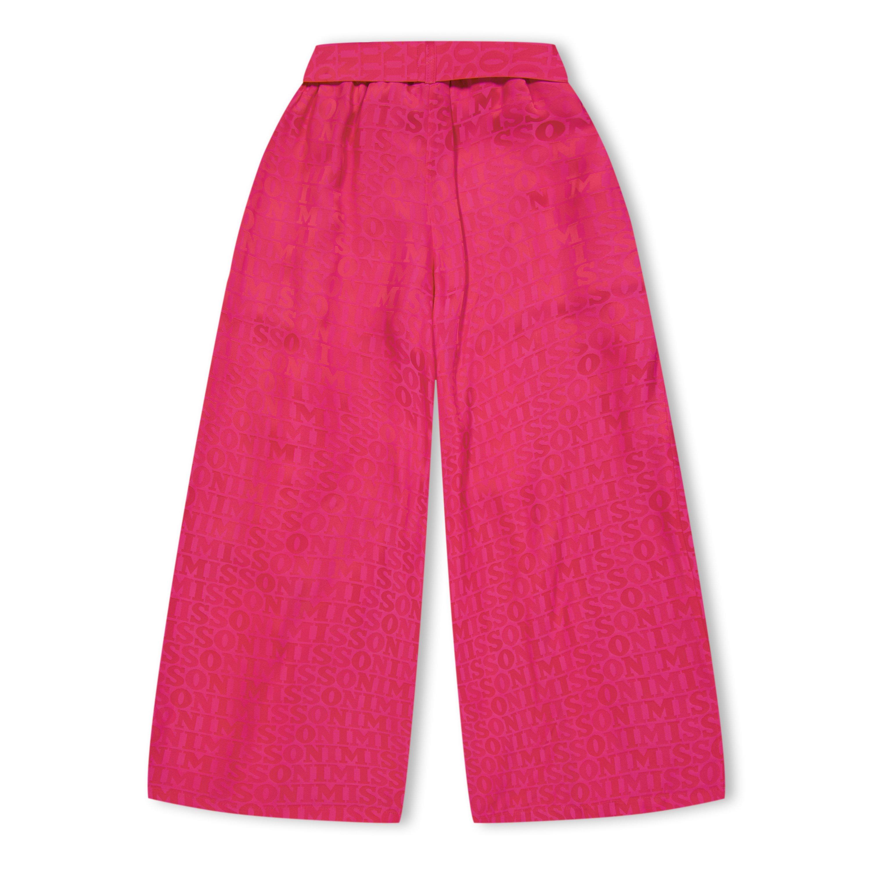 Fuxia - Missoni - Kids' Bow Wide Straight Leg Trousers - 2