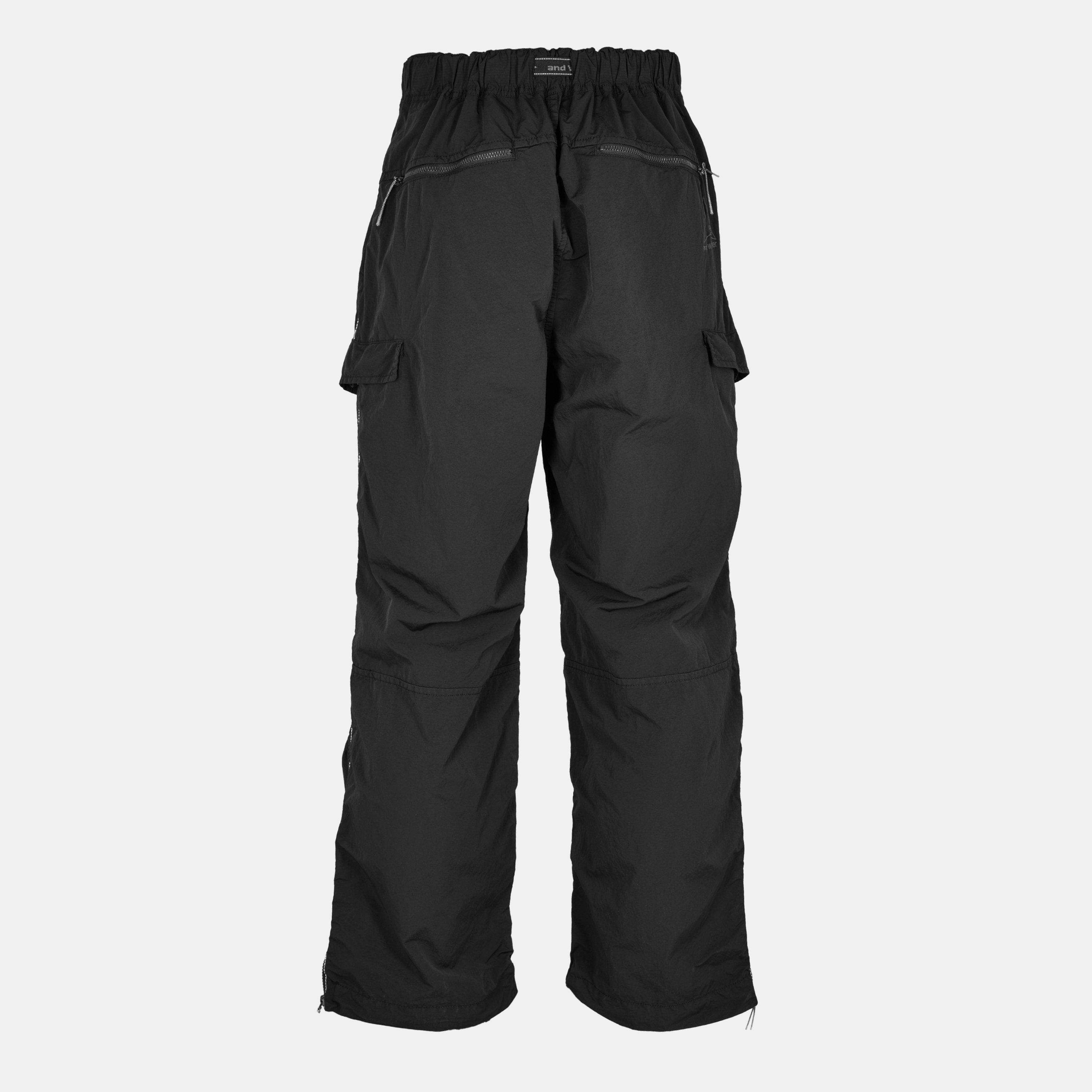 Black - ROA - Men's Garment Dyed Straight Leg Trousers - 2