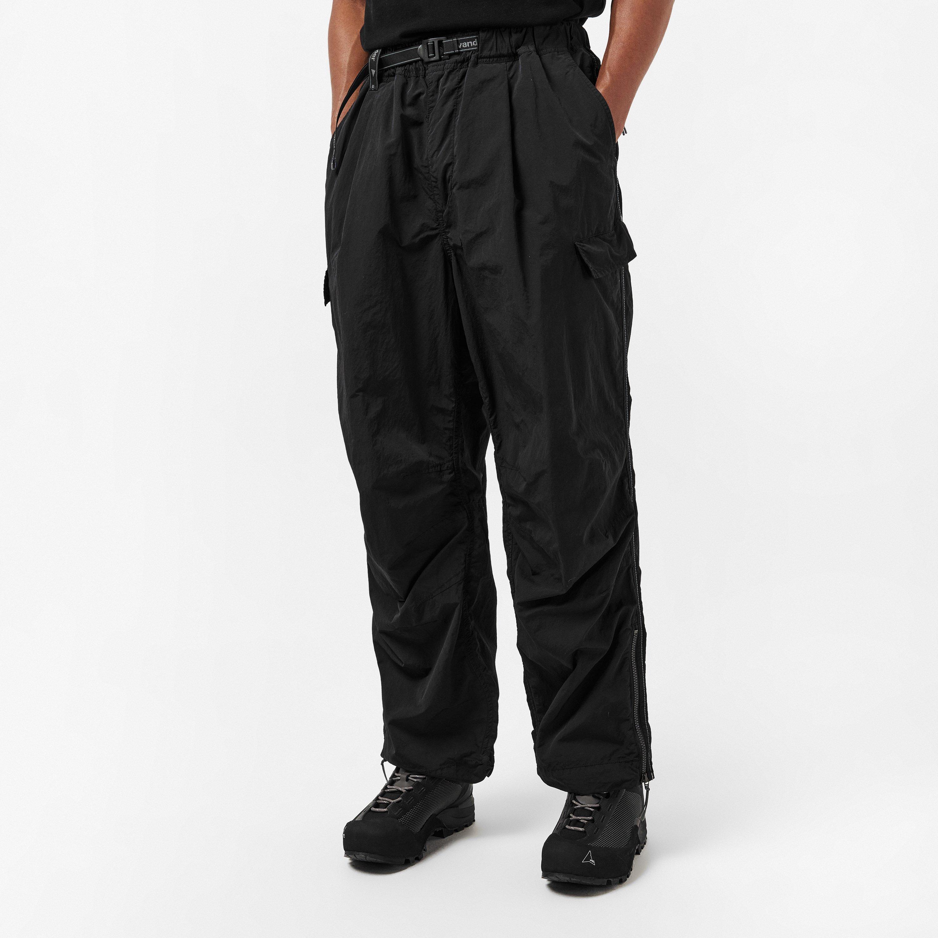 Black - ROA - Men's Garment Dyed Straight Leg Trousers - 3
