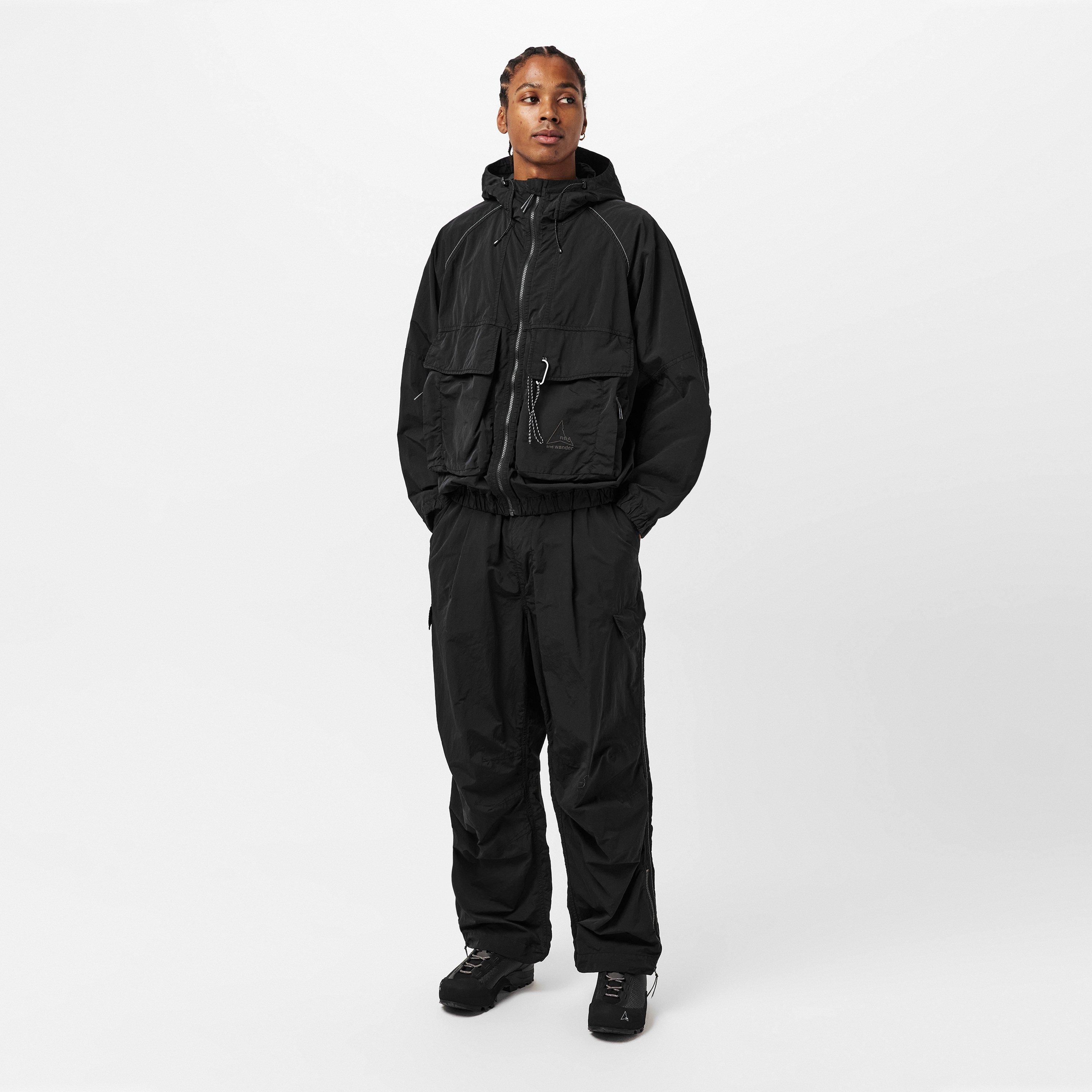 Black - ROA - Men's Garment Dyed Straight Leg Trousers - 6