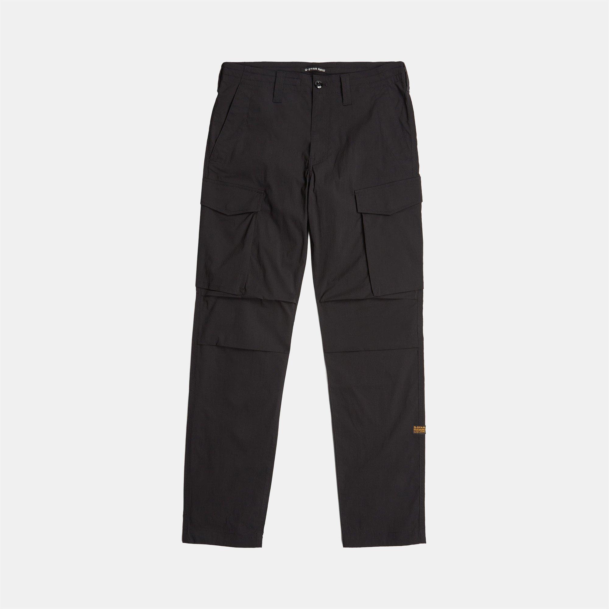 G Star Men's G-Star Stretch Cargo Trousers - Black - 36W R