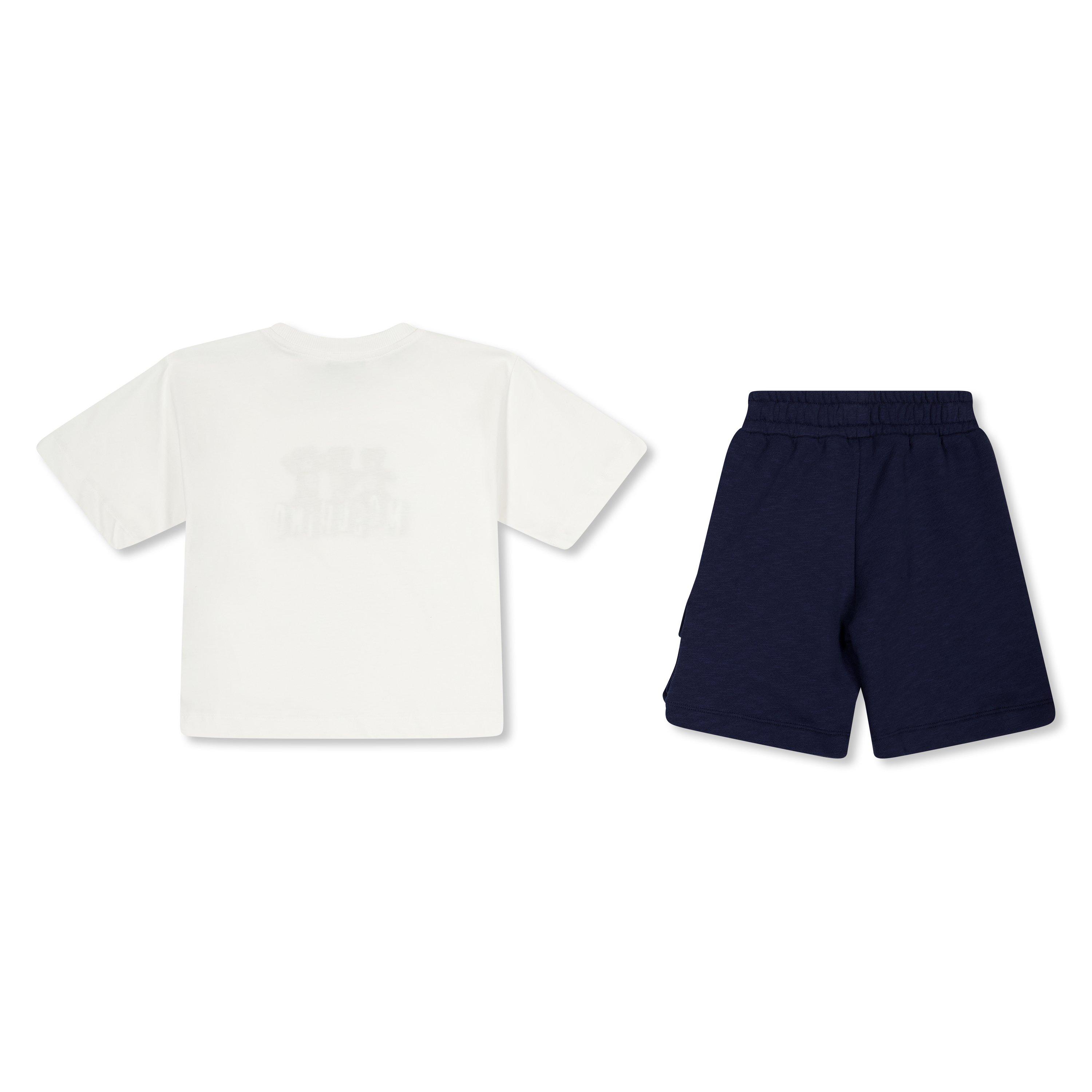 Wht Blue 83240 - Moschino - Moschino Tee&Shorts Jn62 - 2