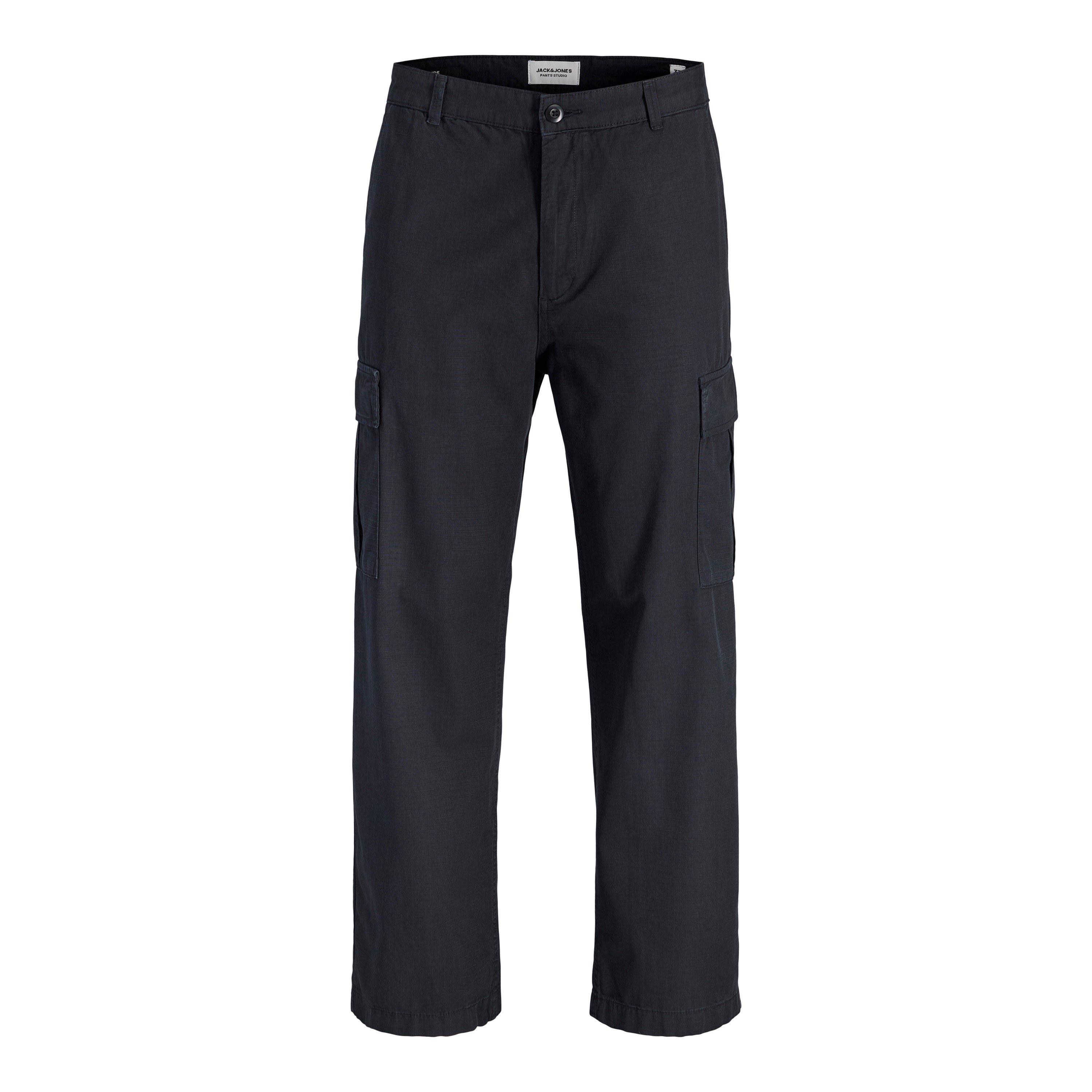 Black - Jack and Jones - Men's Carter Cargo Trousers - 1