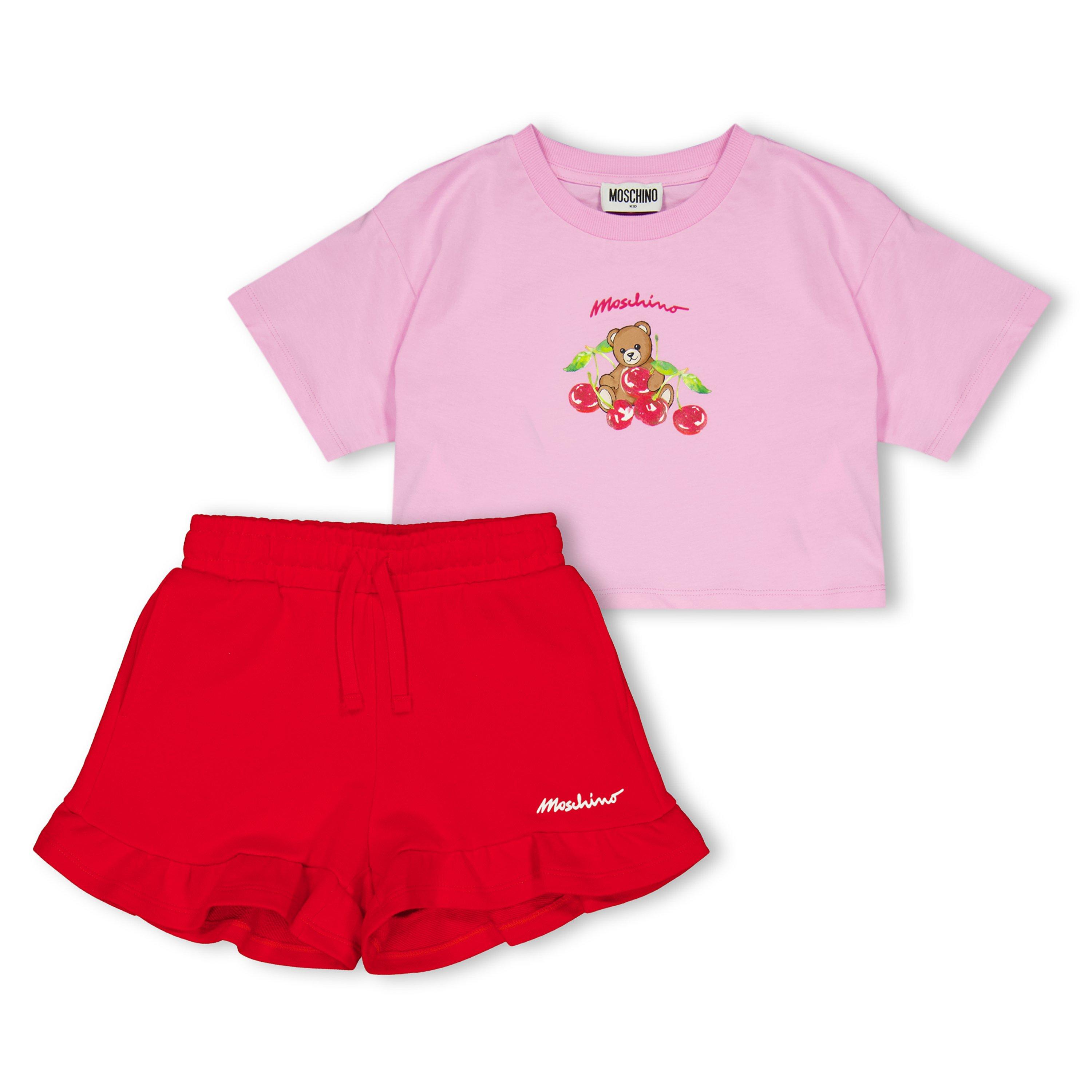 Pink 83688 - Moschino - Moschino Tee&Shorts Jn61 - 1