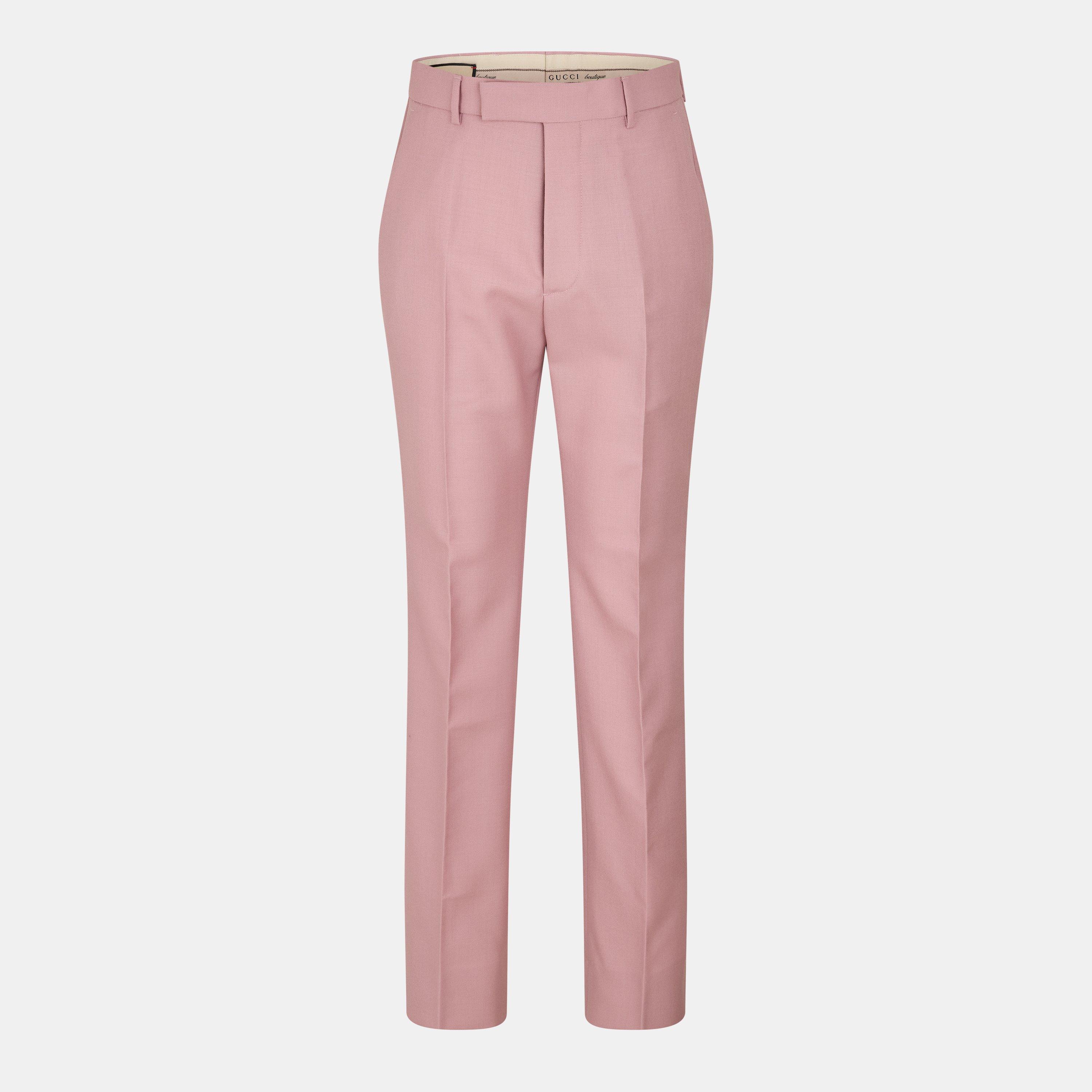 Dark Skin Pink - Gucci - Men's Straight Leg Trousers - 1