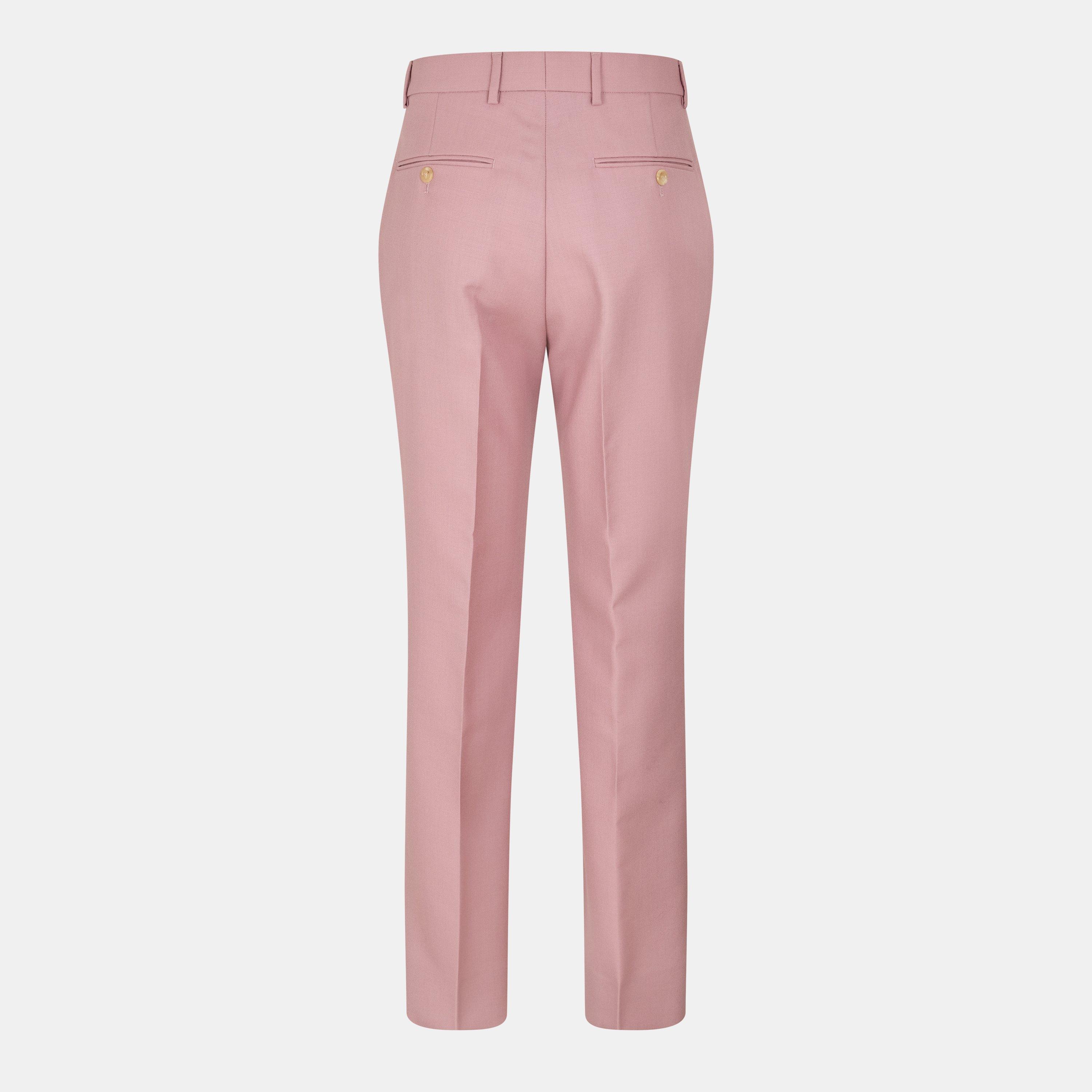 Dark Skin Pink - Gucci - Men's Straight Leg Trousers - 2